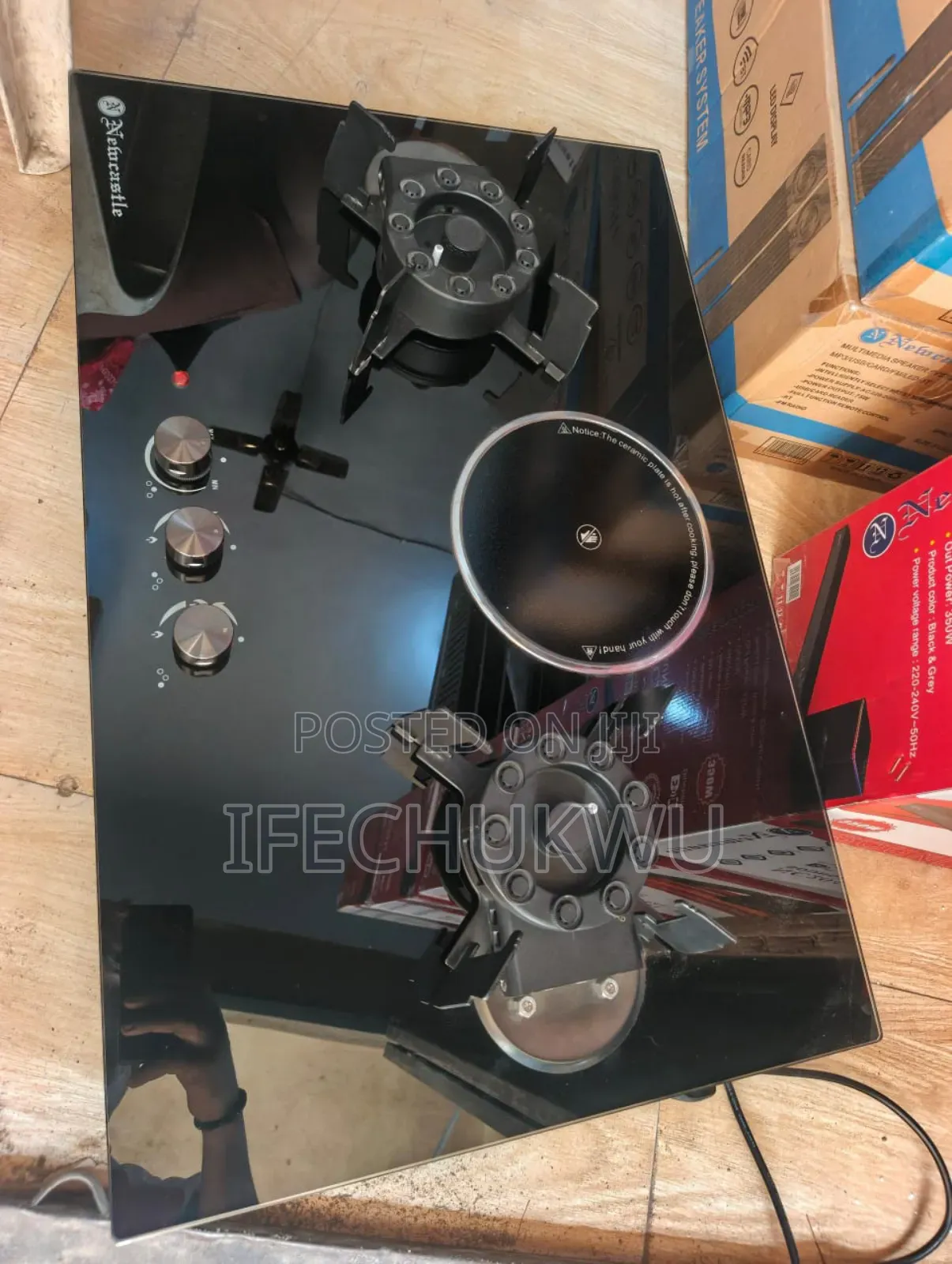 Original Quality Newcastle Built-in Premium Flips Up Gas Ele Cooker