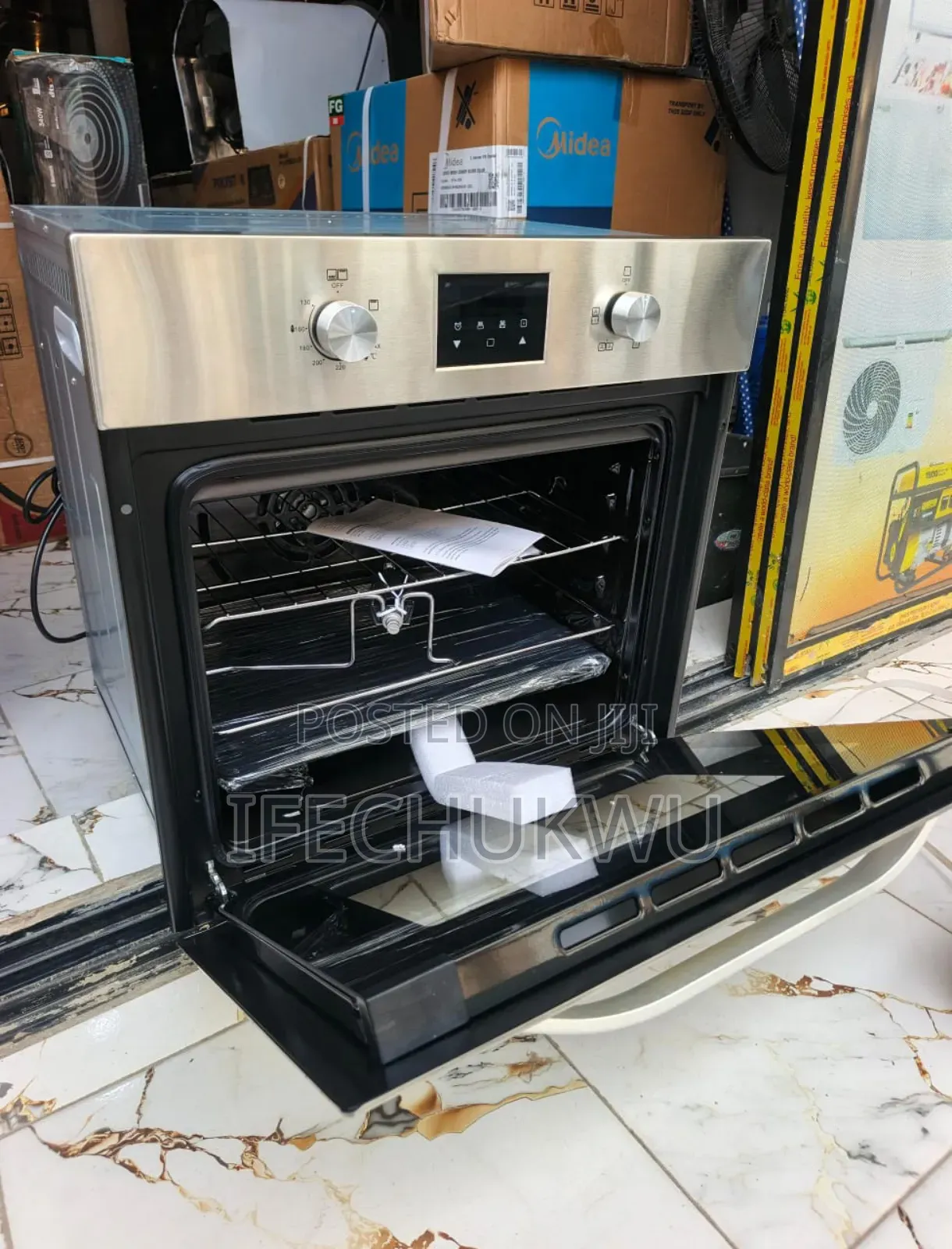 Original Bosch Built-in 60cm Gas Ele Oven With Grill Digital Display