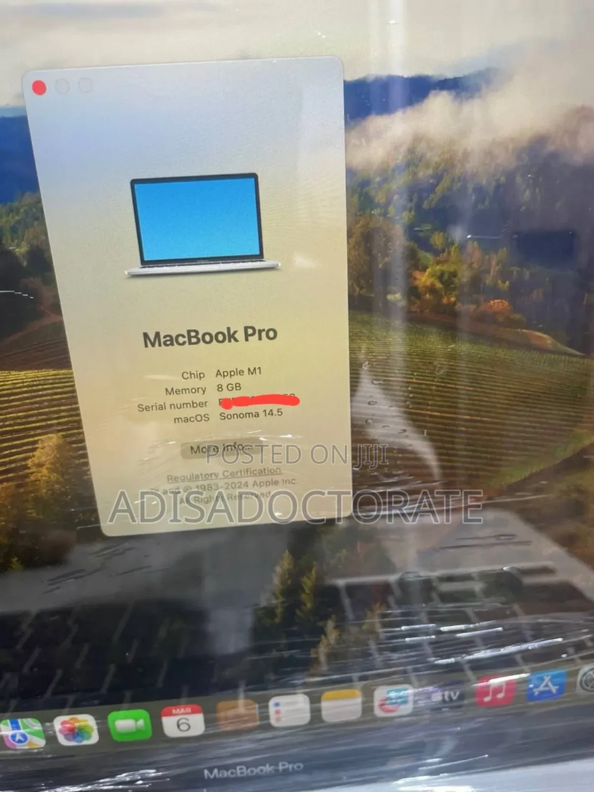 Laptop Apple MacBook Pro 2020 8GB Apple M1 Pro SSD 256GB