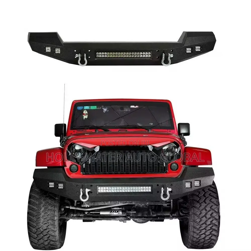 Jeep Wrangler Off Road Complete Front Bumper Replacement Repair.