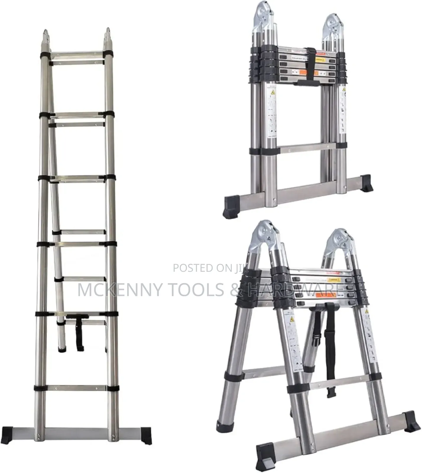 Portable Aluminum Telescopic a Type Extension Lader Multi Purpose 2.2m