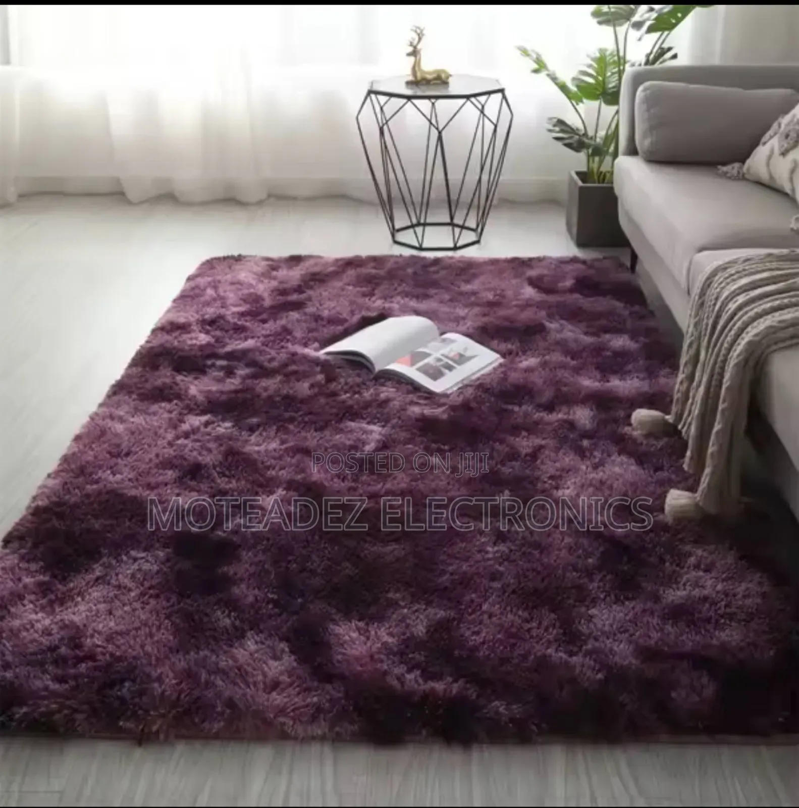 High Quality 1200g Premium Fluffy Soft Centre Rug (160*230cm/5by7ft)