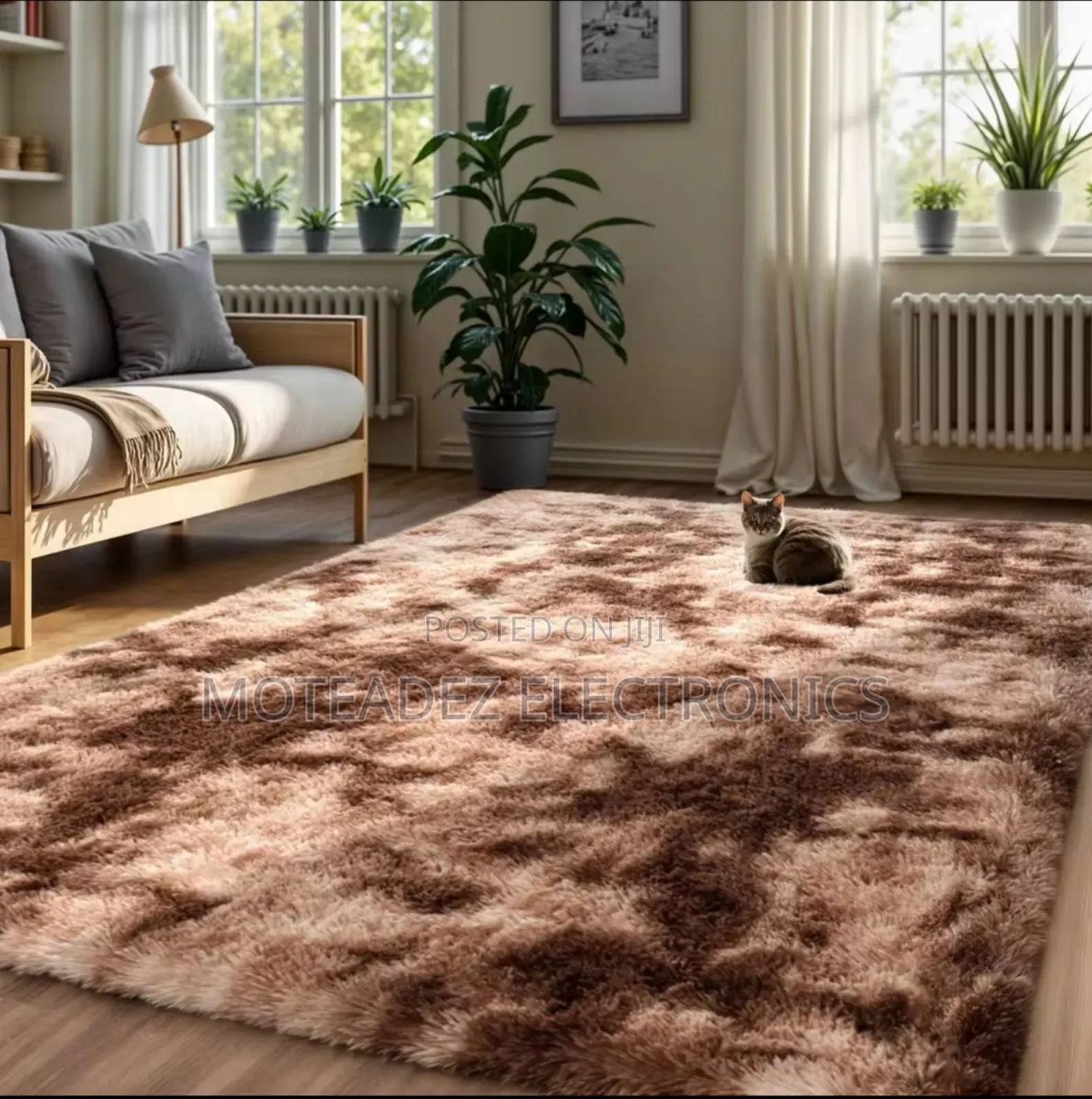 High Quality 1200g Premium Fluffy Soft Centre Rug (160*230cm/5by7ft)