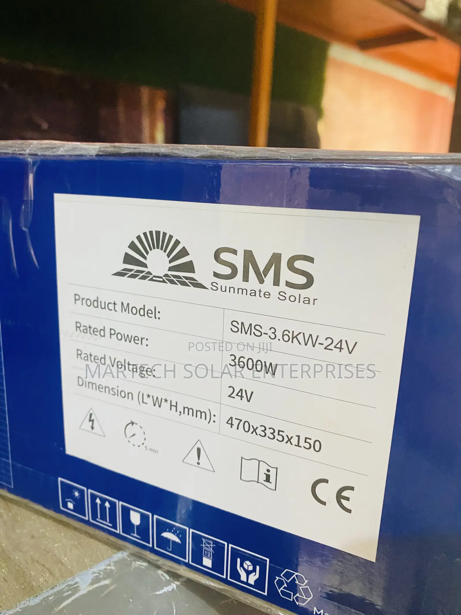 SMS Hybrid Inverter 3.6kwh/24v