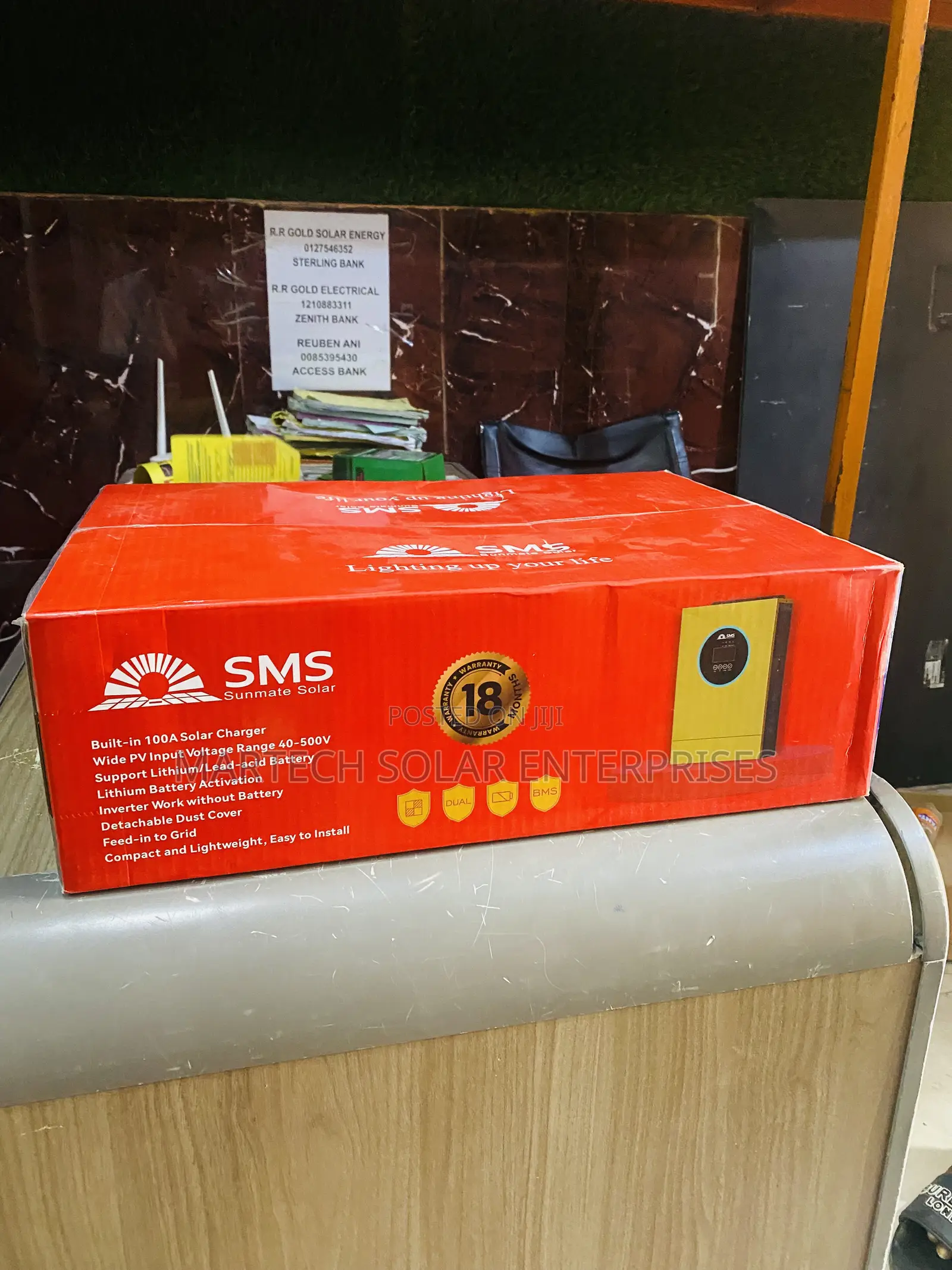 SMS Hybrid Inverter 3.6kwh/24v