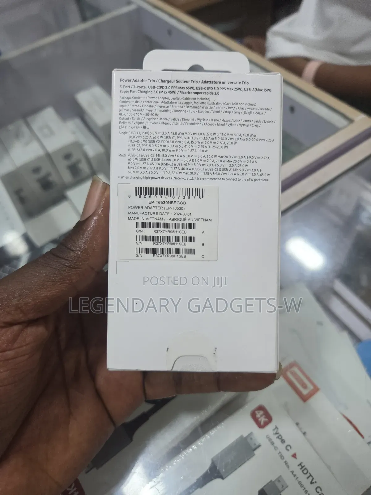 Samsung S26ultra 65w 3.0 Super Fast Charger Adapter