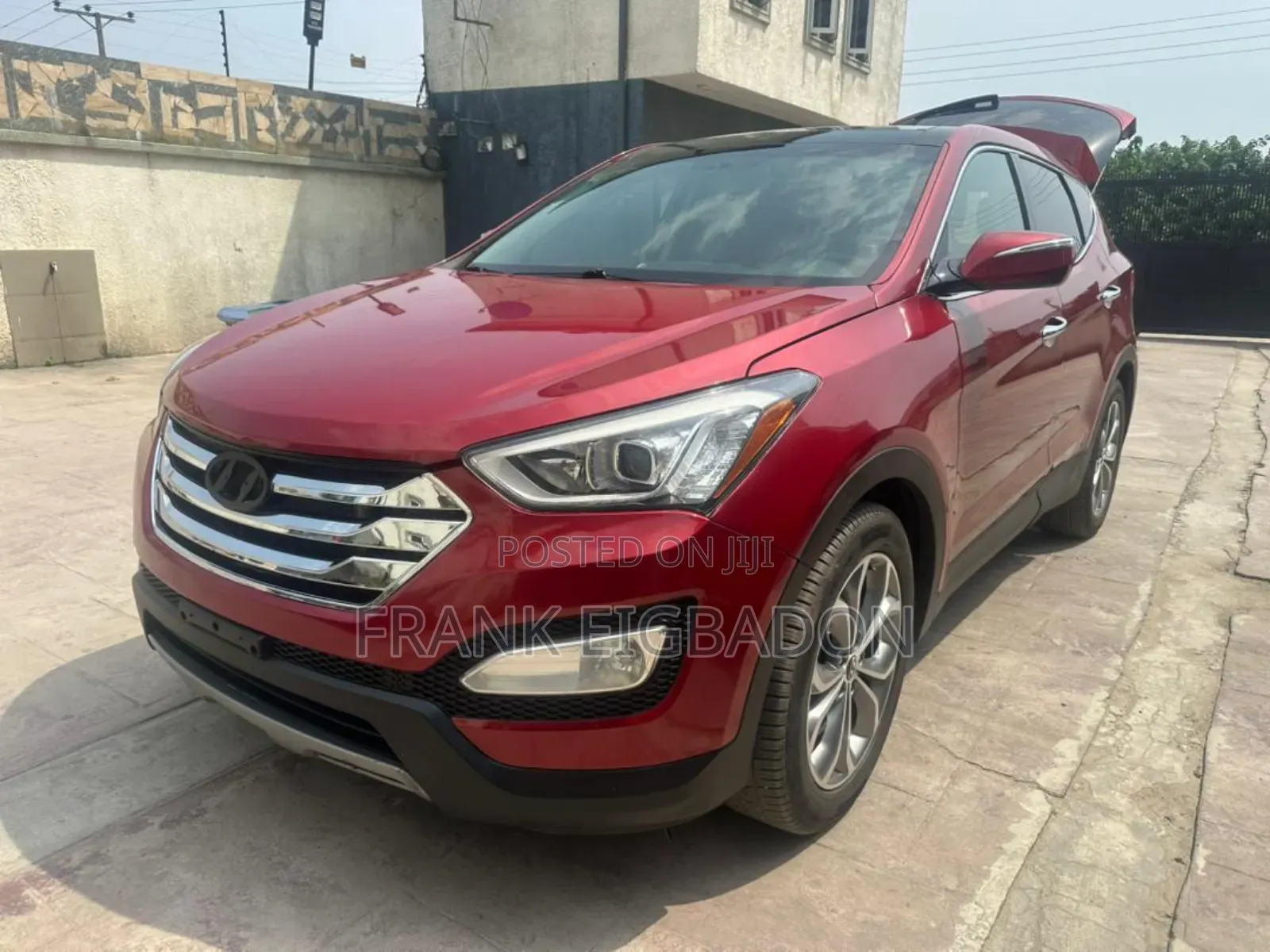 Hyundai Santa Fe Limited 4dr SUV (3.3L 6cyl 6A) 2014 Red