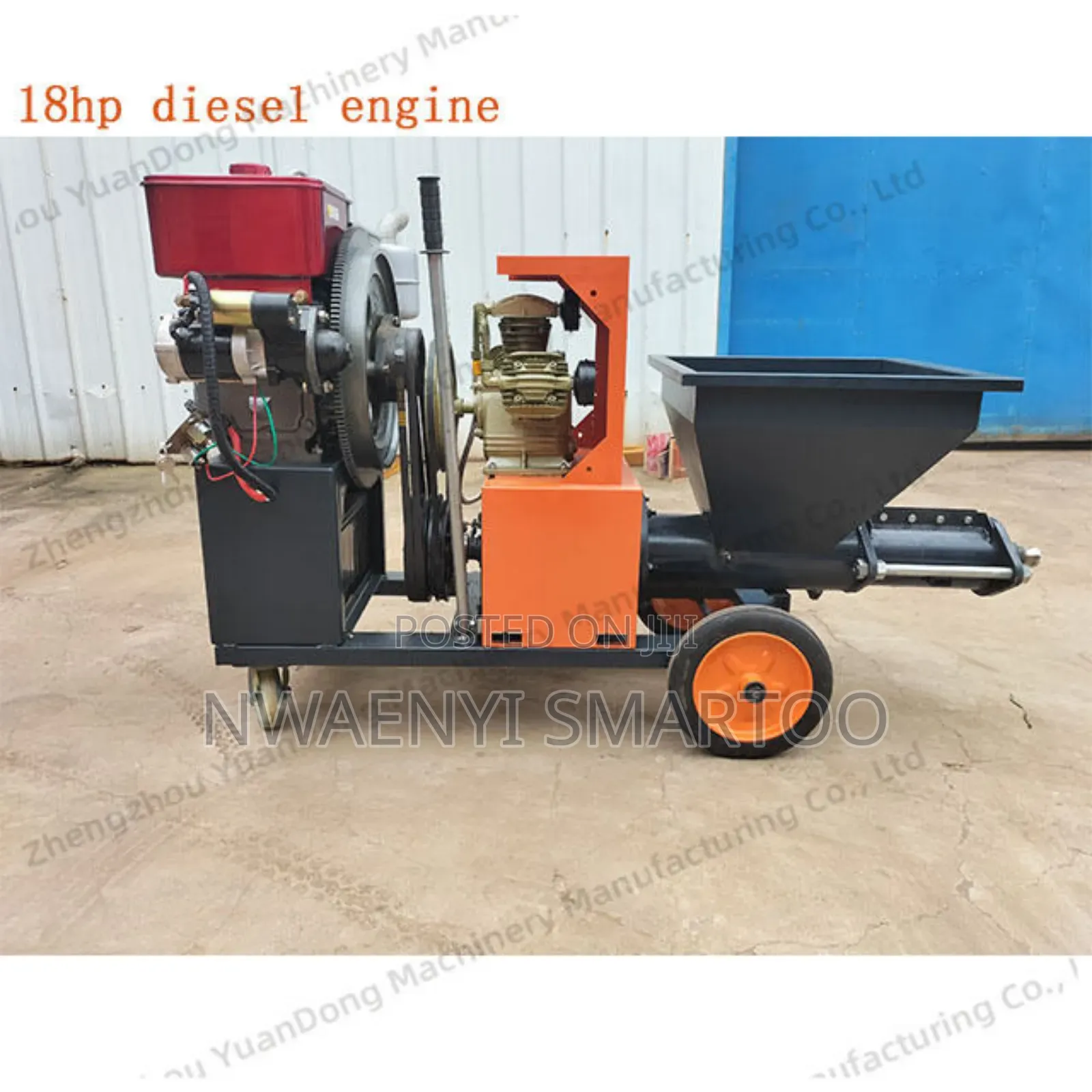 Plastering Cement Mortar Sprayer Pump Machine