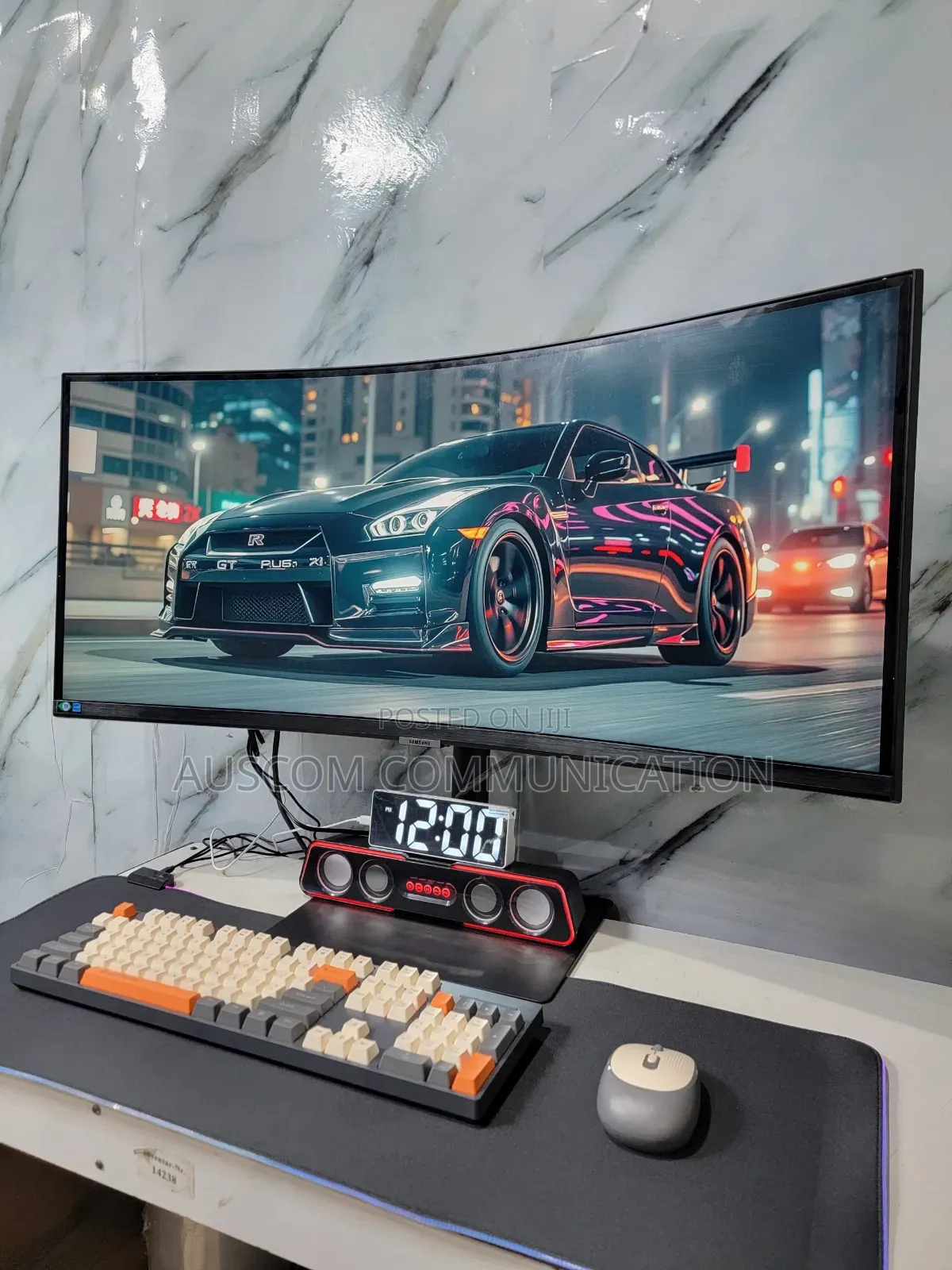 Samsung 34 Inches Curve Monitor 3440x1440 100hz 21:9 Ratio With USB-C