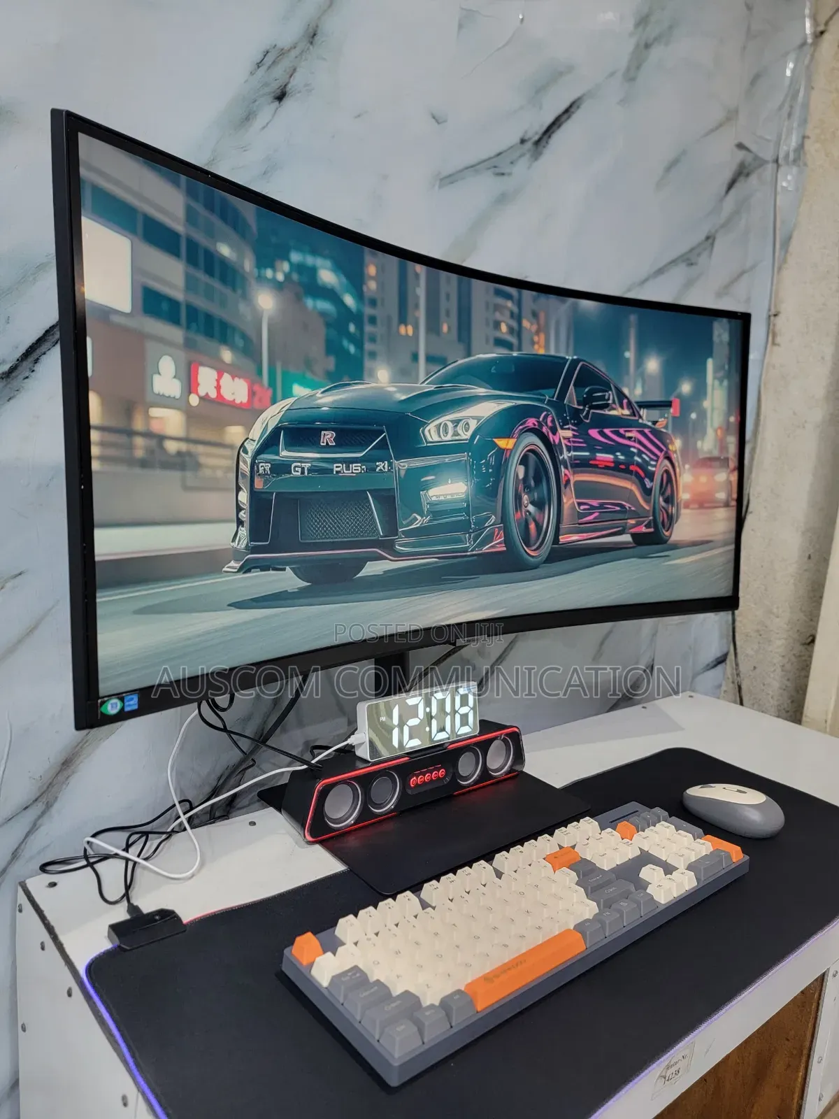 Samsung 34 Inches Curve Monitor 3440x1440 100hz 21:9 Ratio With USB-C
