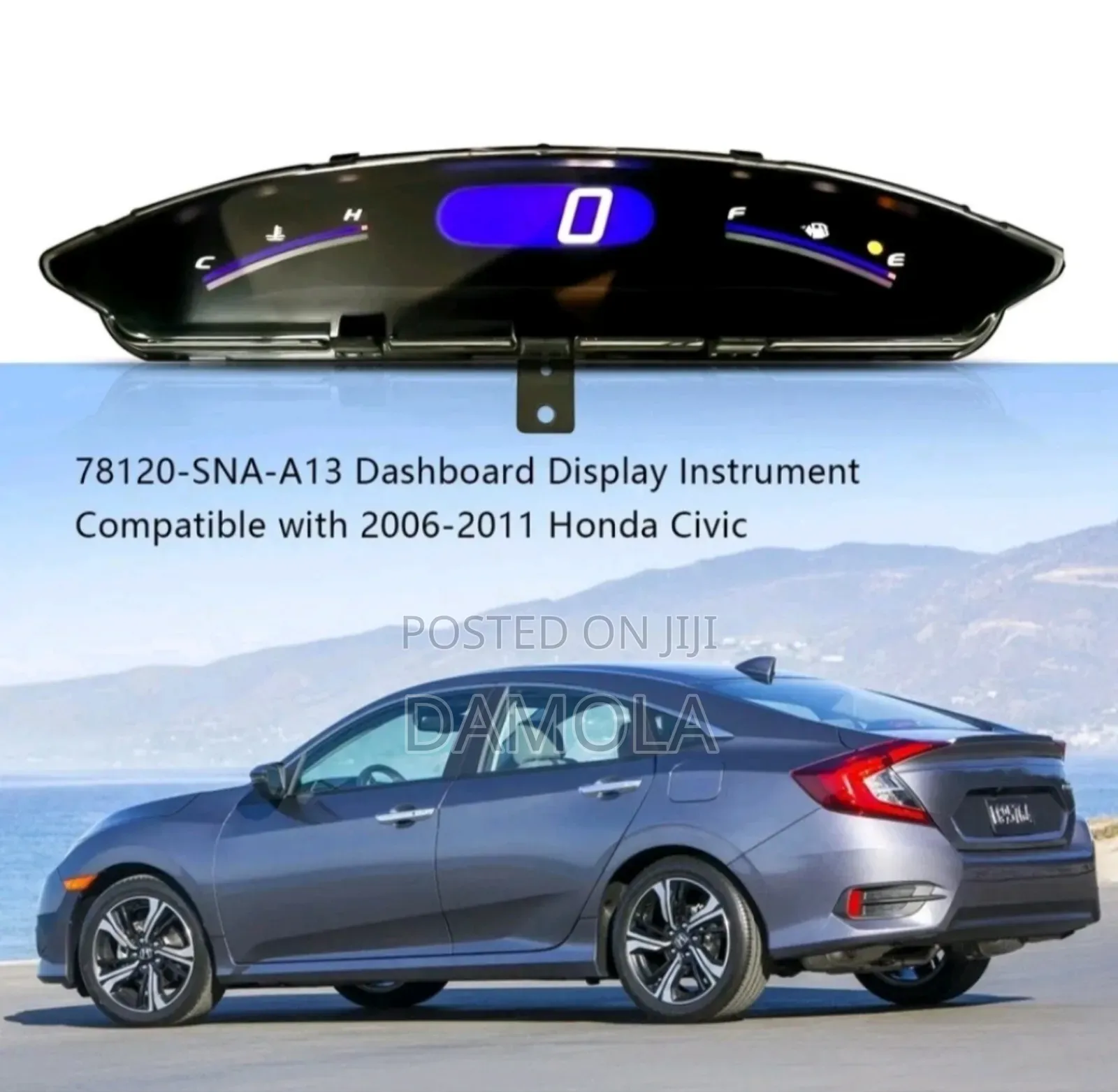 2006 -2011 Honda Civic Speedometer Instrument Cluster 78100-Sna-A130