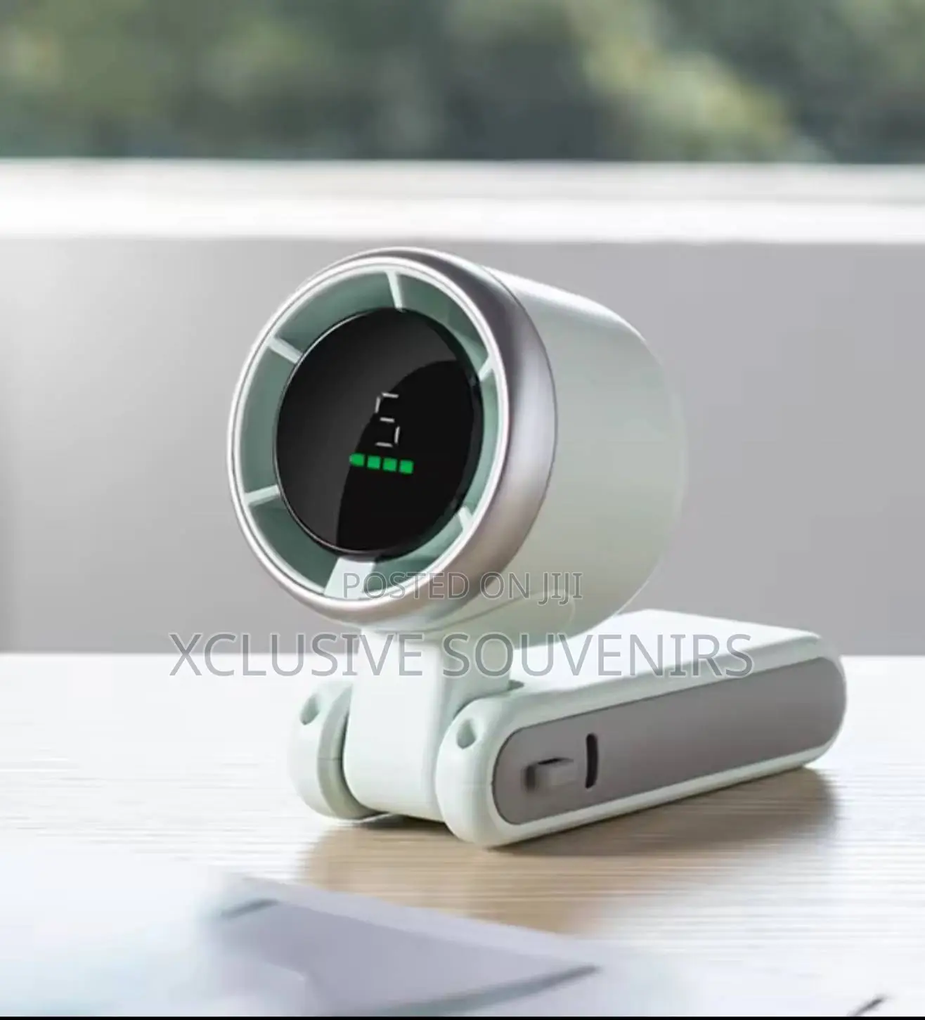 Portable Handheld Fan Foldable Desk Fan With Led Display