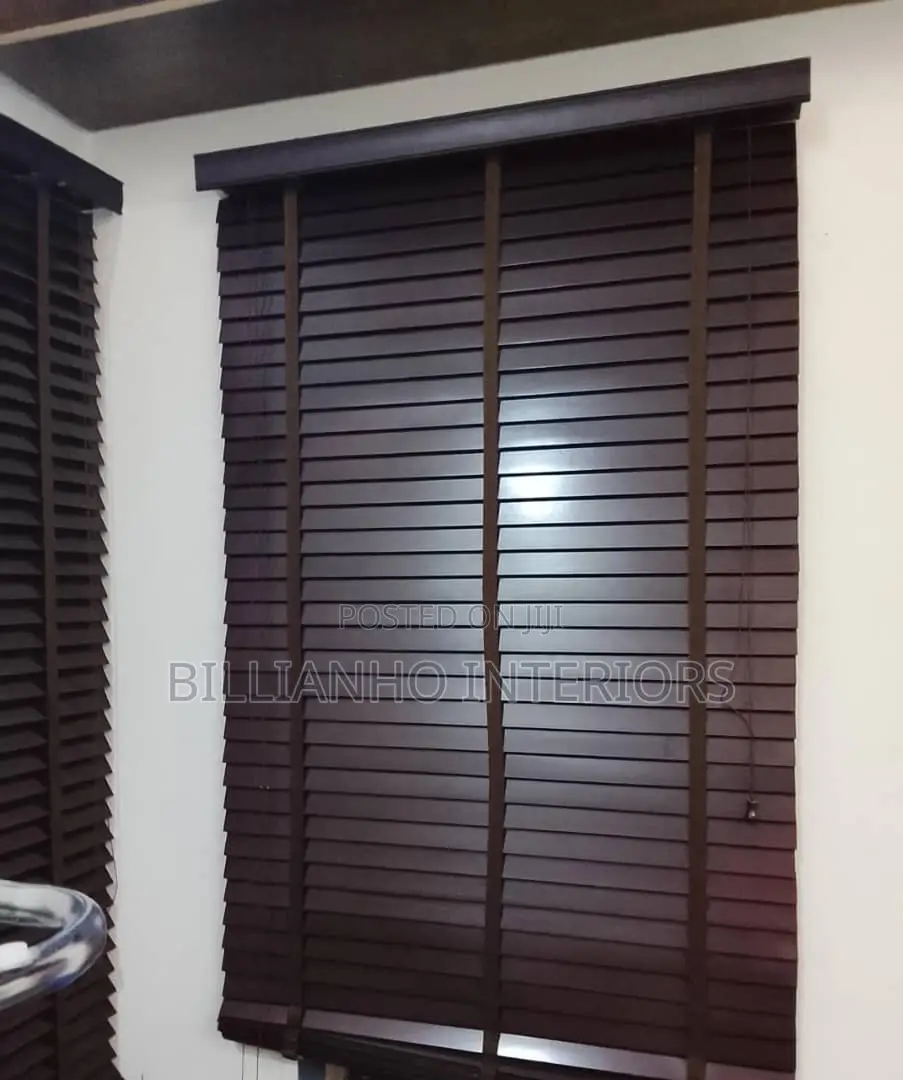 Mahogany Wooden Blinds