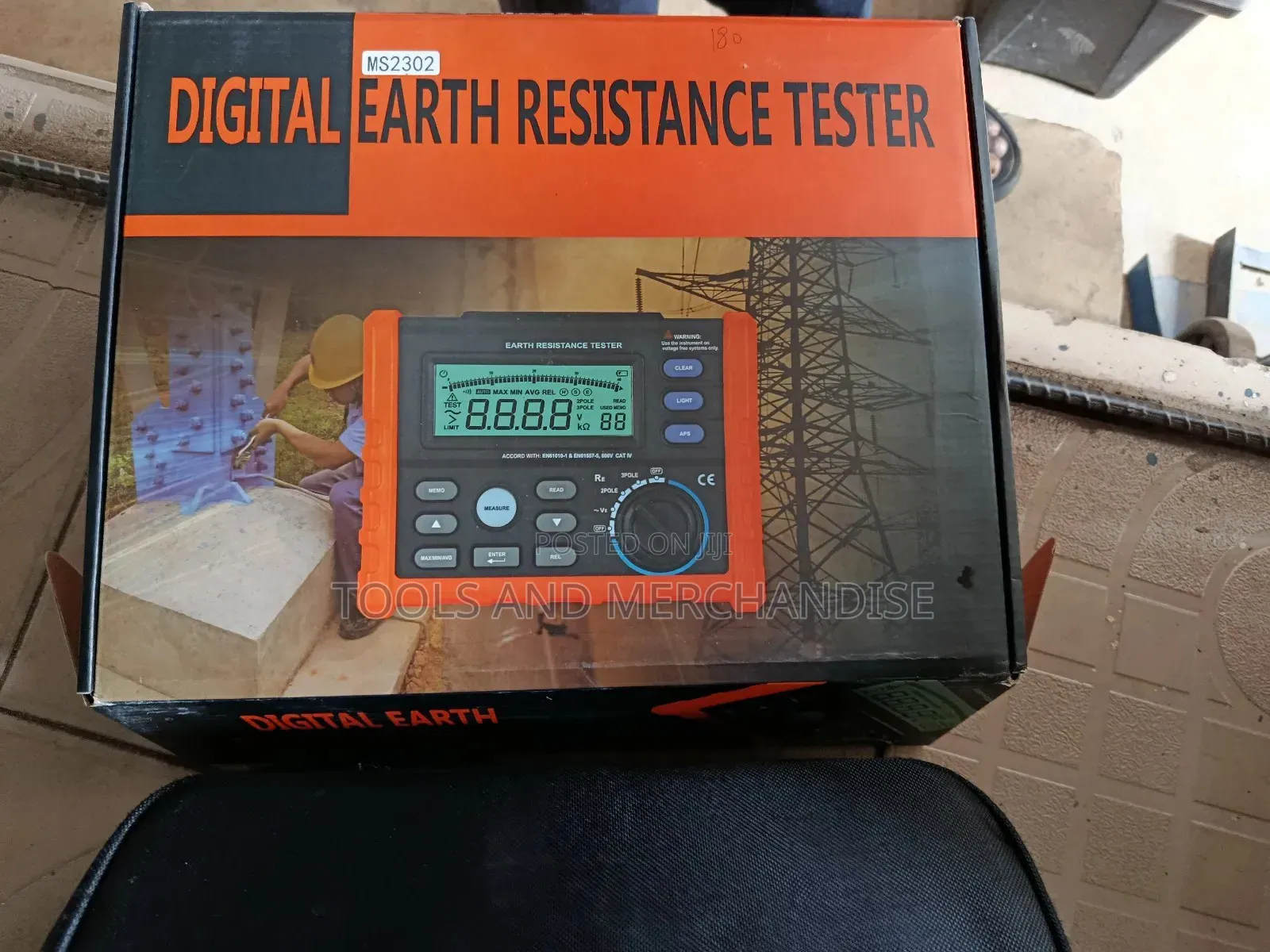 Digital Earth Resistance Tester