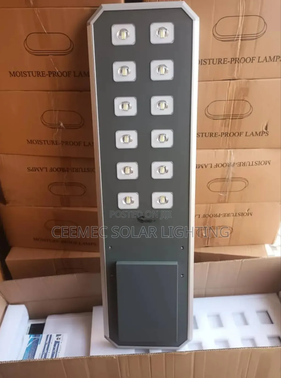 12 Eye High Quality Industrial Solar Street Light. Ceemec Uk 
600w