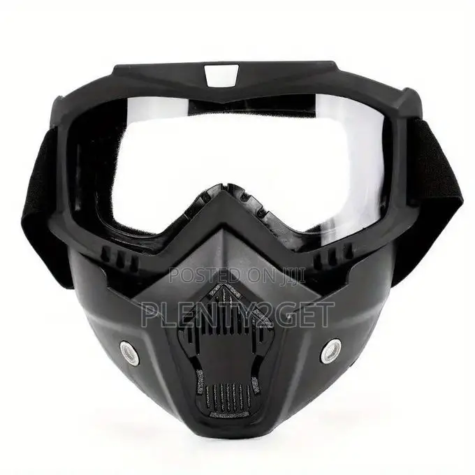 Anti-Fog Archery Sports Face Shield - Detachable and Adjustable Design