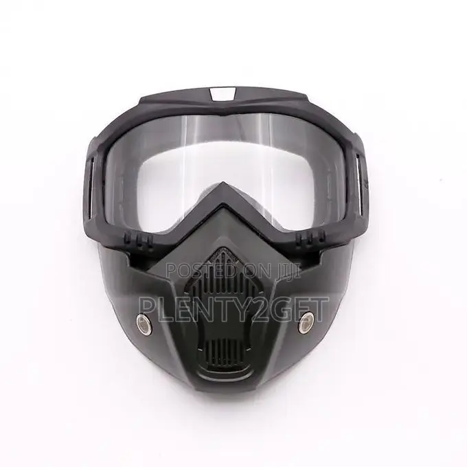Anti-Fog Archery Sports Face Shield - Detachable and Adjustable Design