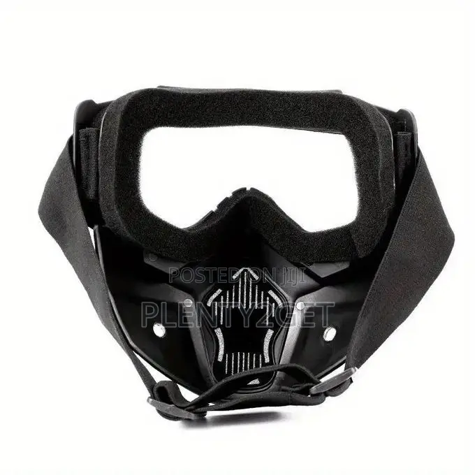 Anti-Fog Archery Sports Face Shield - Detachable and Adjustable Design