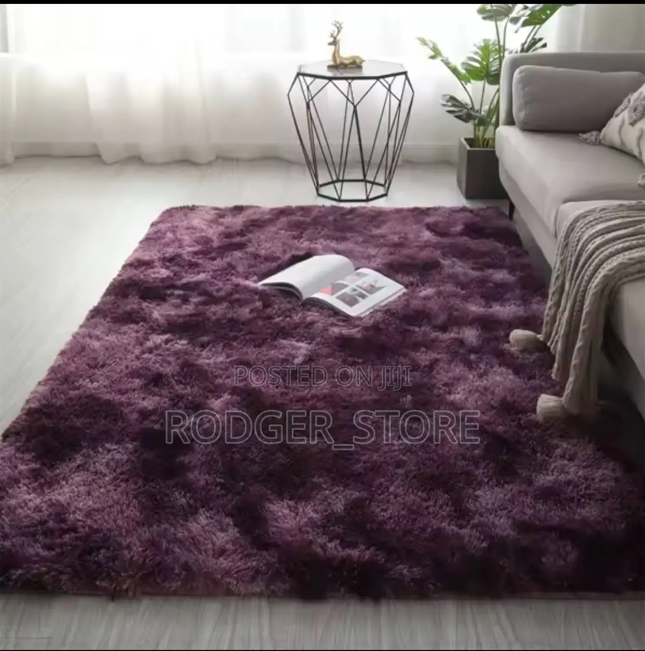 Soft Fluffy Home Rug For Living Room