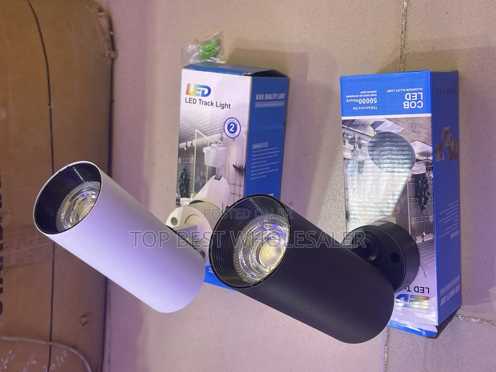 Single Base Track Spot Light Display 3color
