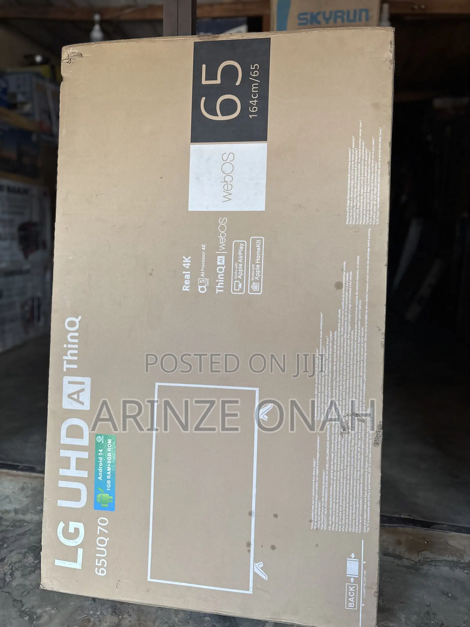 New Lg 65 Inches Smart Tv
