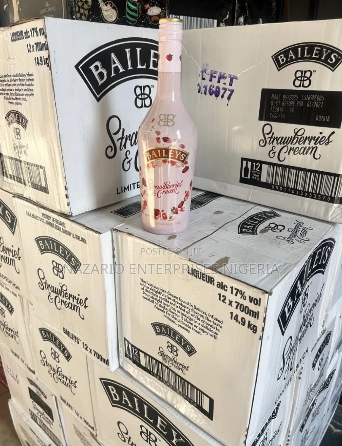 Baileys Strawberries Cream – Carton of 12 Bottles