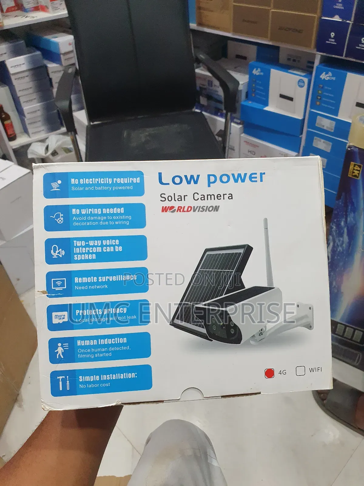 Low Power Solar Outdoor Camera