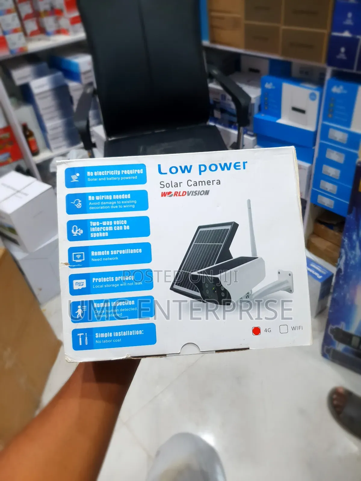 Low Power Solar Outdoor Camera