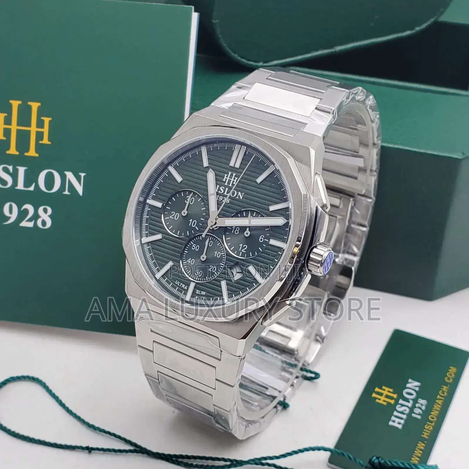 Hislon Premium Luxury Chain Strap Chronograph Wristwatches