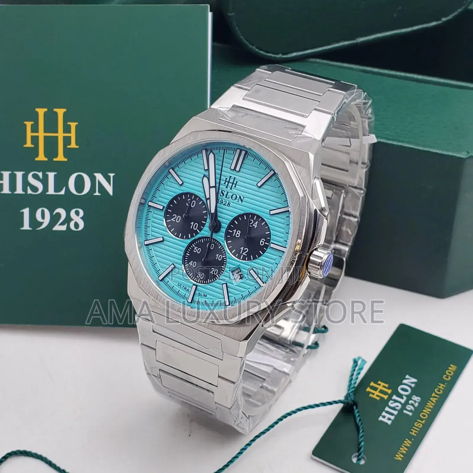 Hislon Premium Luxury Chain Strap Chronograph Wristwatches