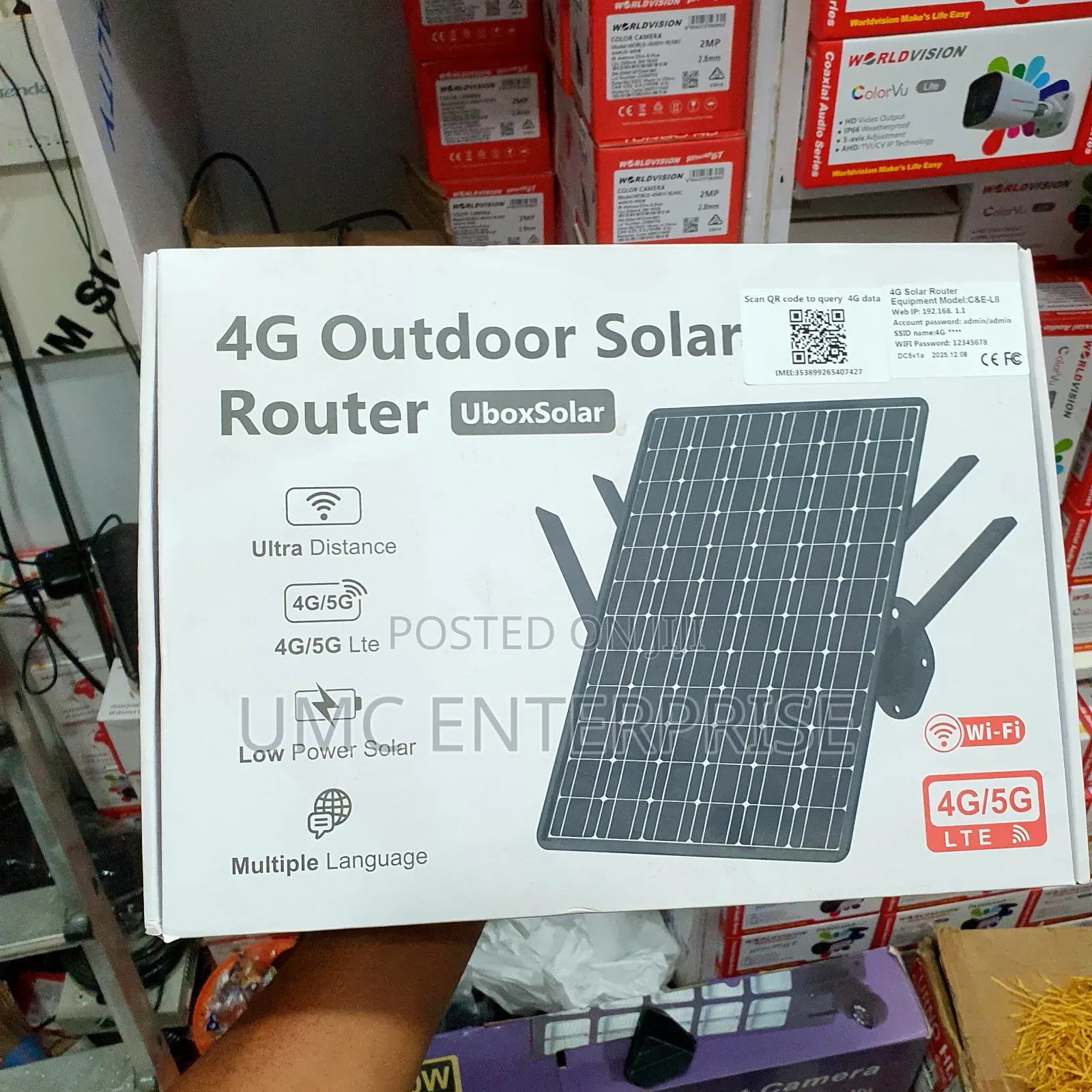 4g Outdoor Solar Router