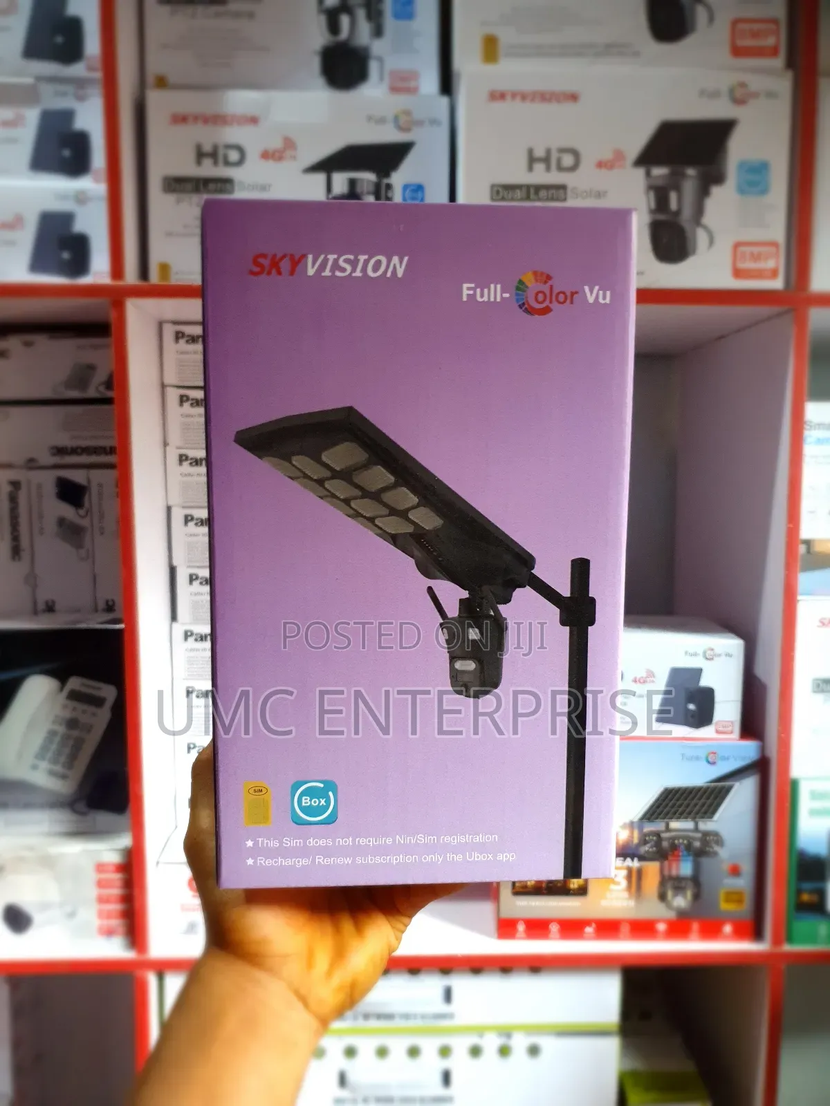 800w Solar Street Light Camera