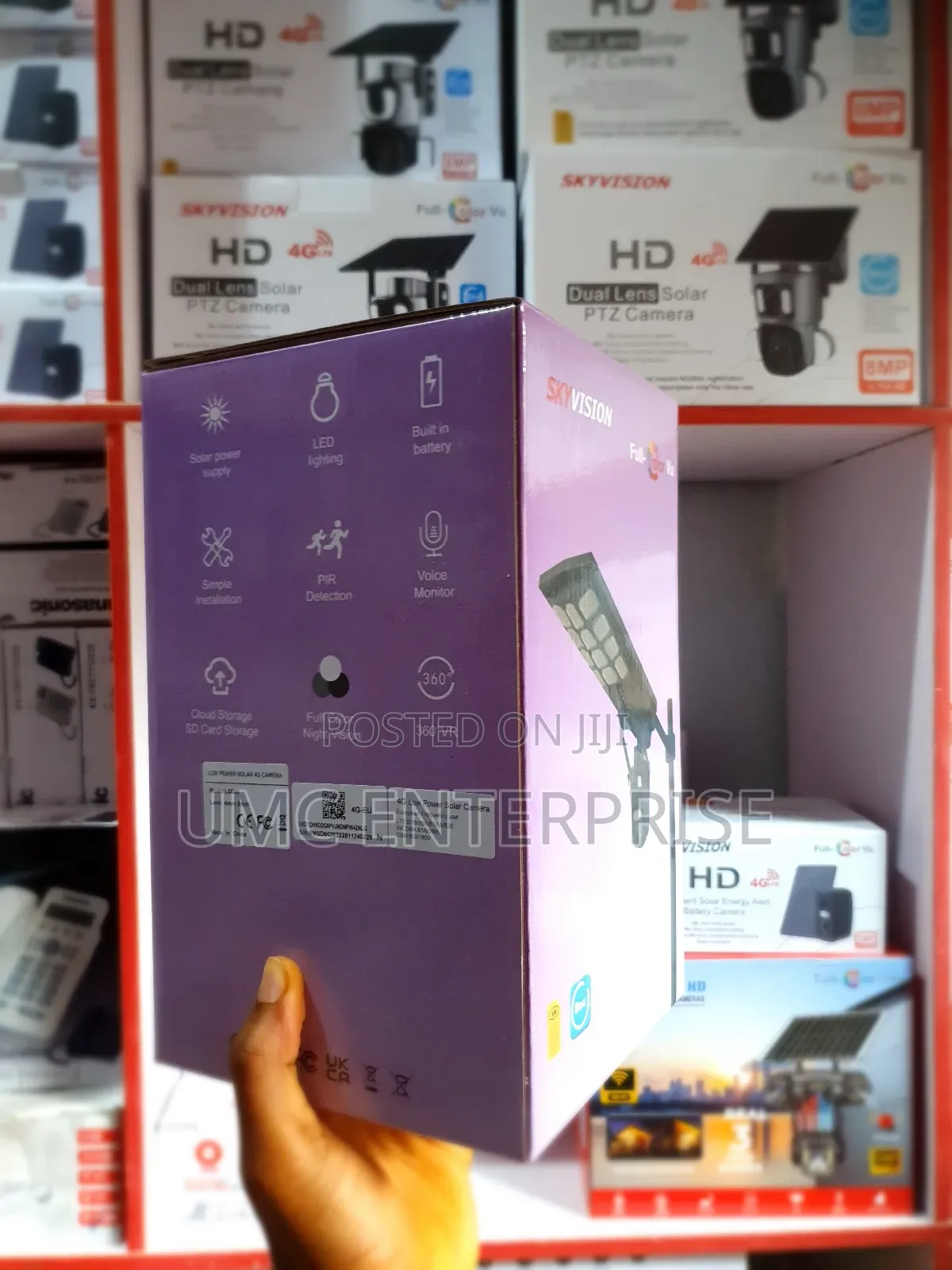 800w Solar Street Light Camera
