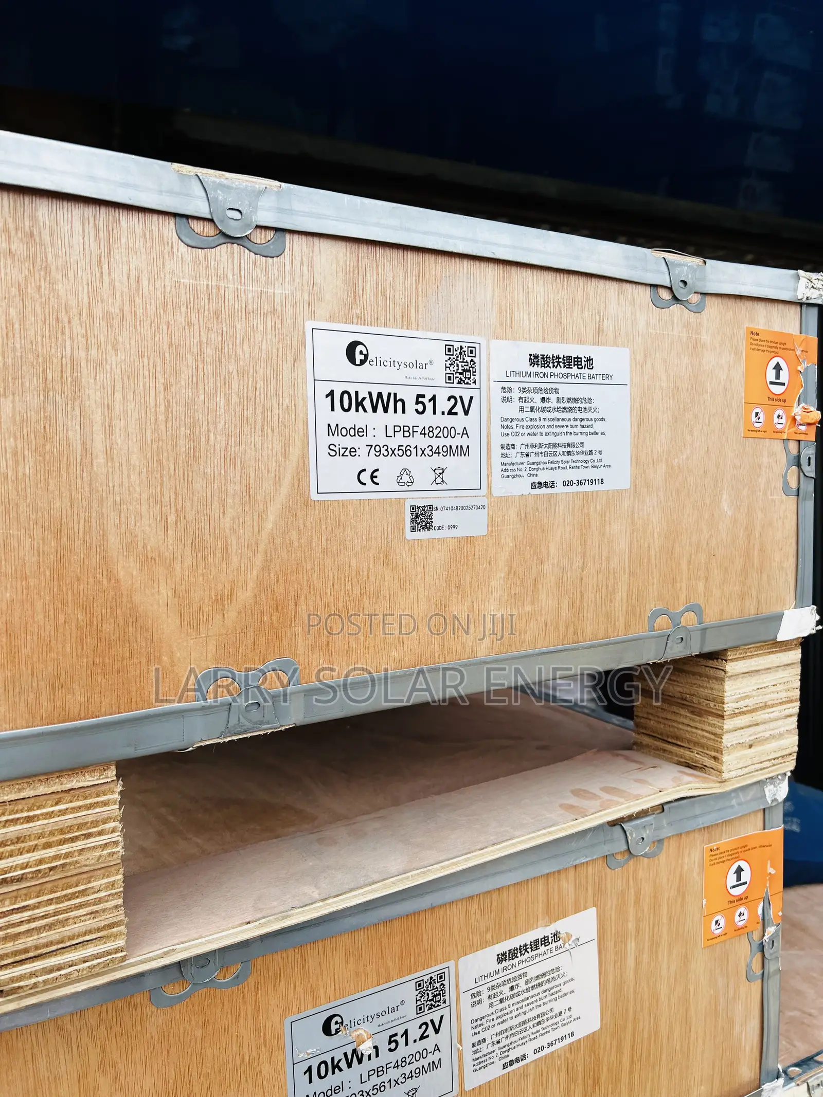 10kwh 51.2v Felicity Lithium Ion Battery