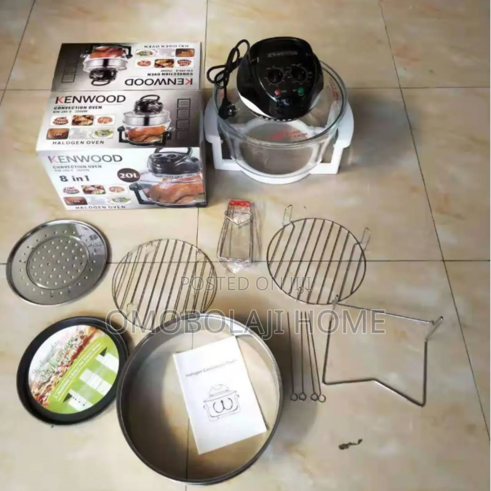 20 Liters 8 in 1 Halogen Oven