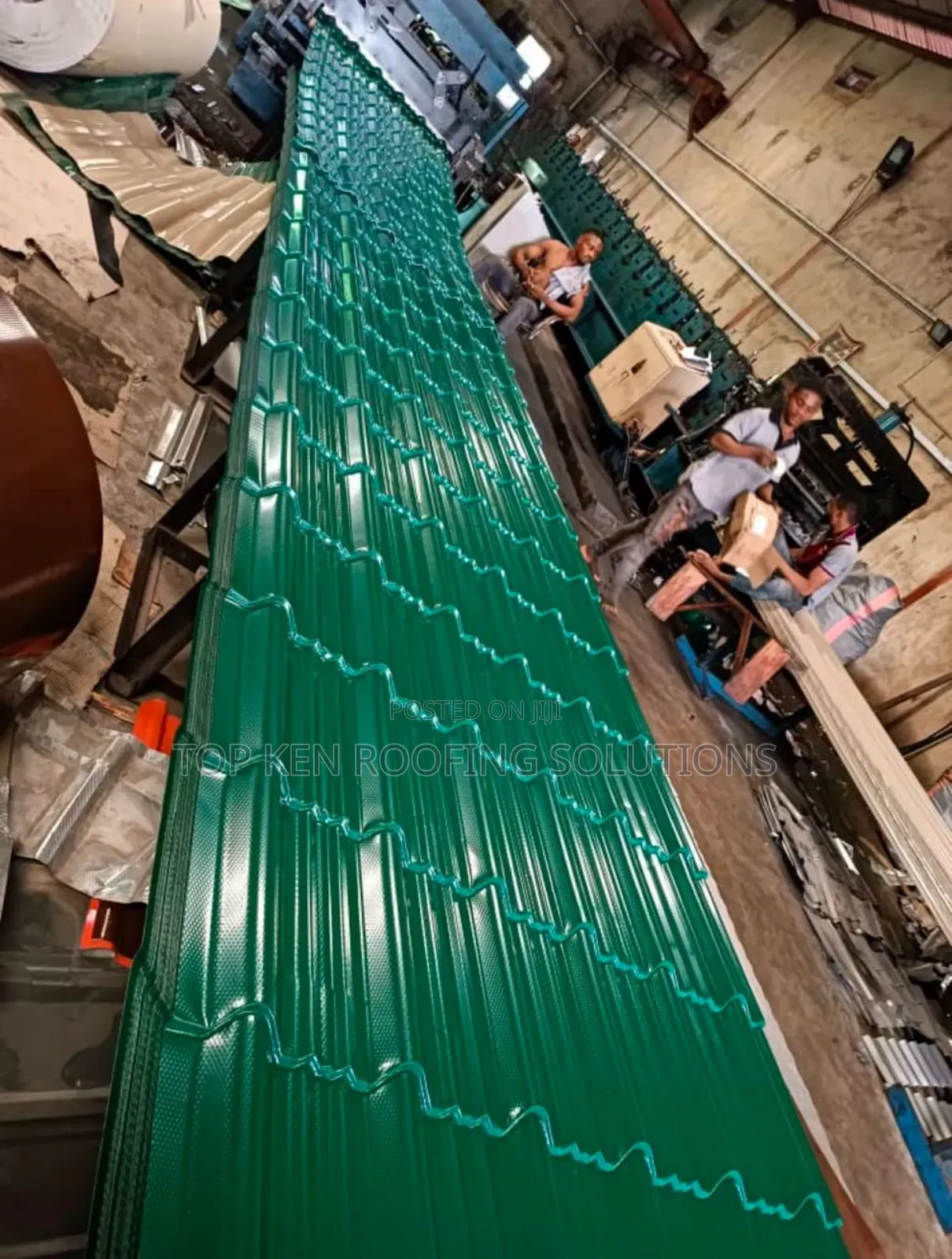 Oven Baked Aluminium Steptiles Roofing Sheet