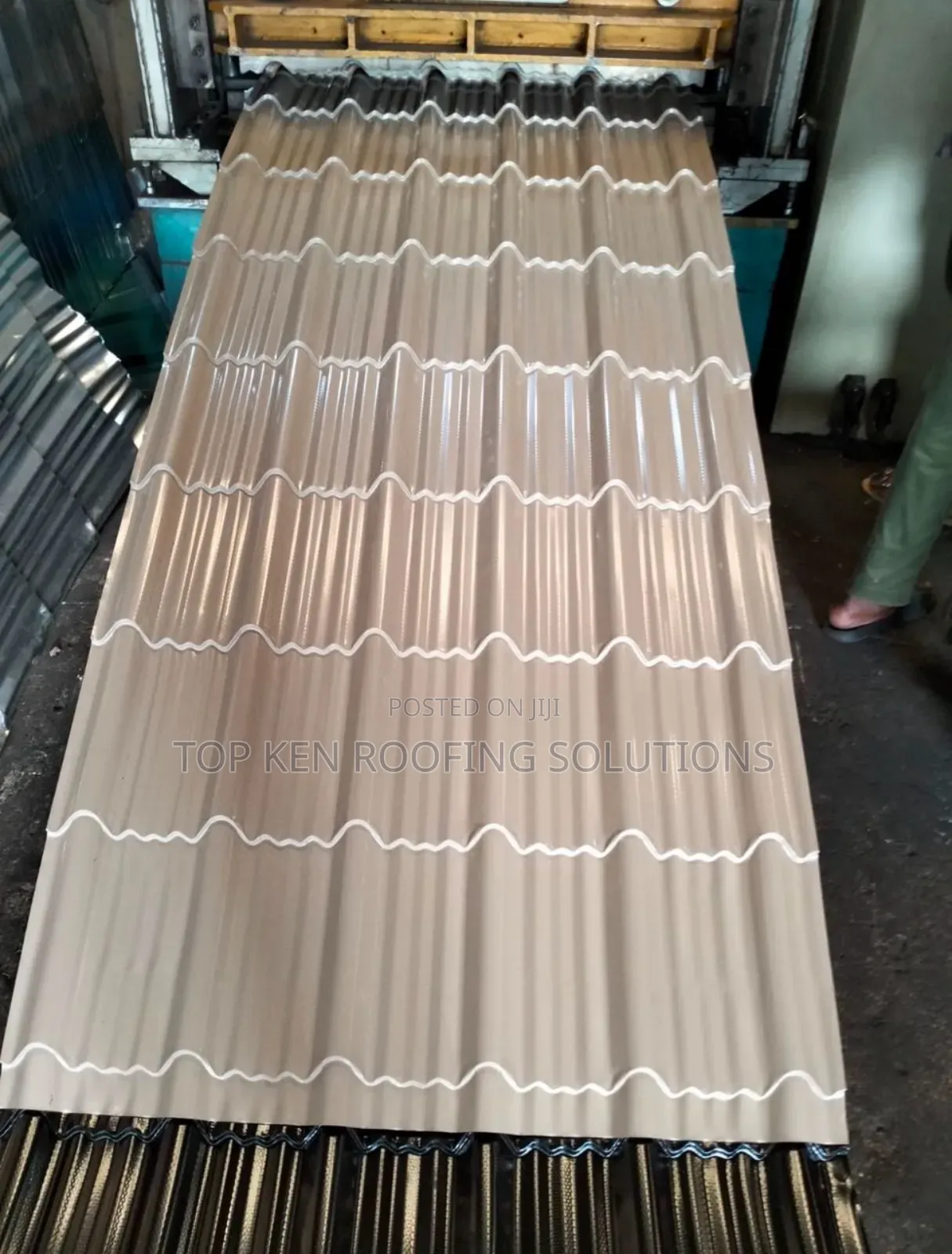 Oven Baked Aluminium Steptiles Roofing Sheet