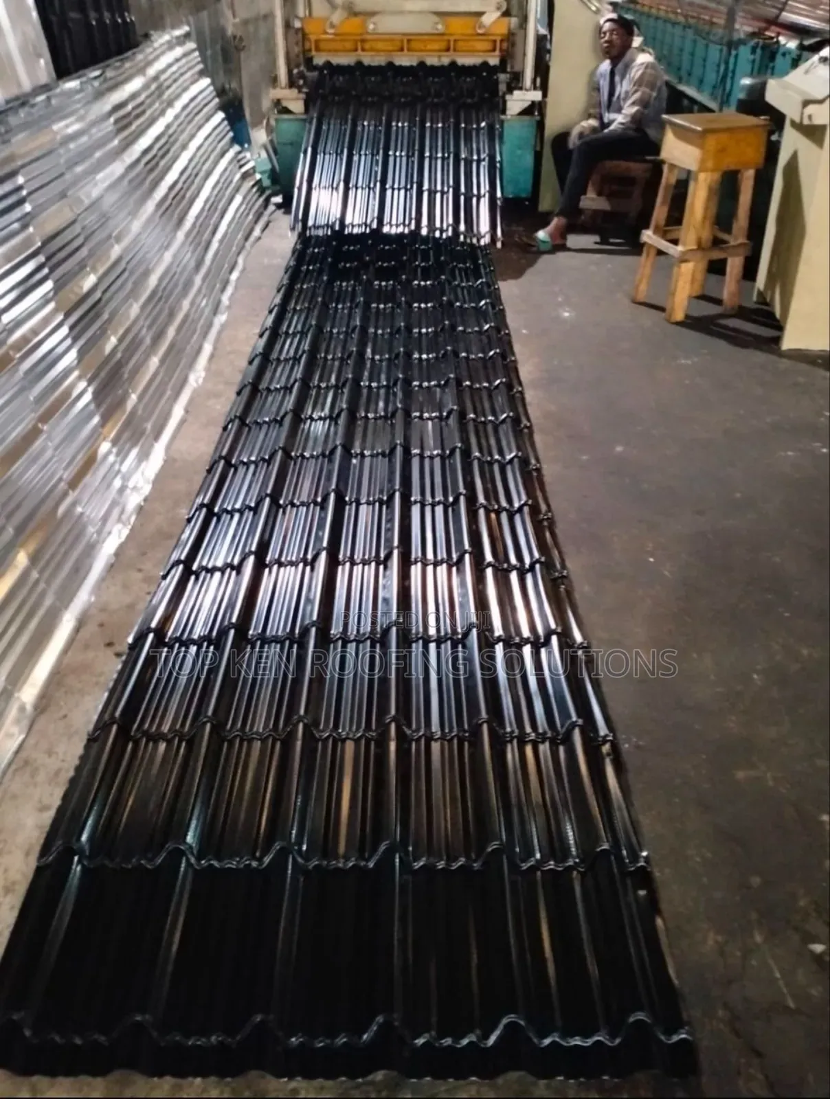 Oven Baked Aluminium Steptiles Roofing Sheet