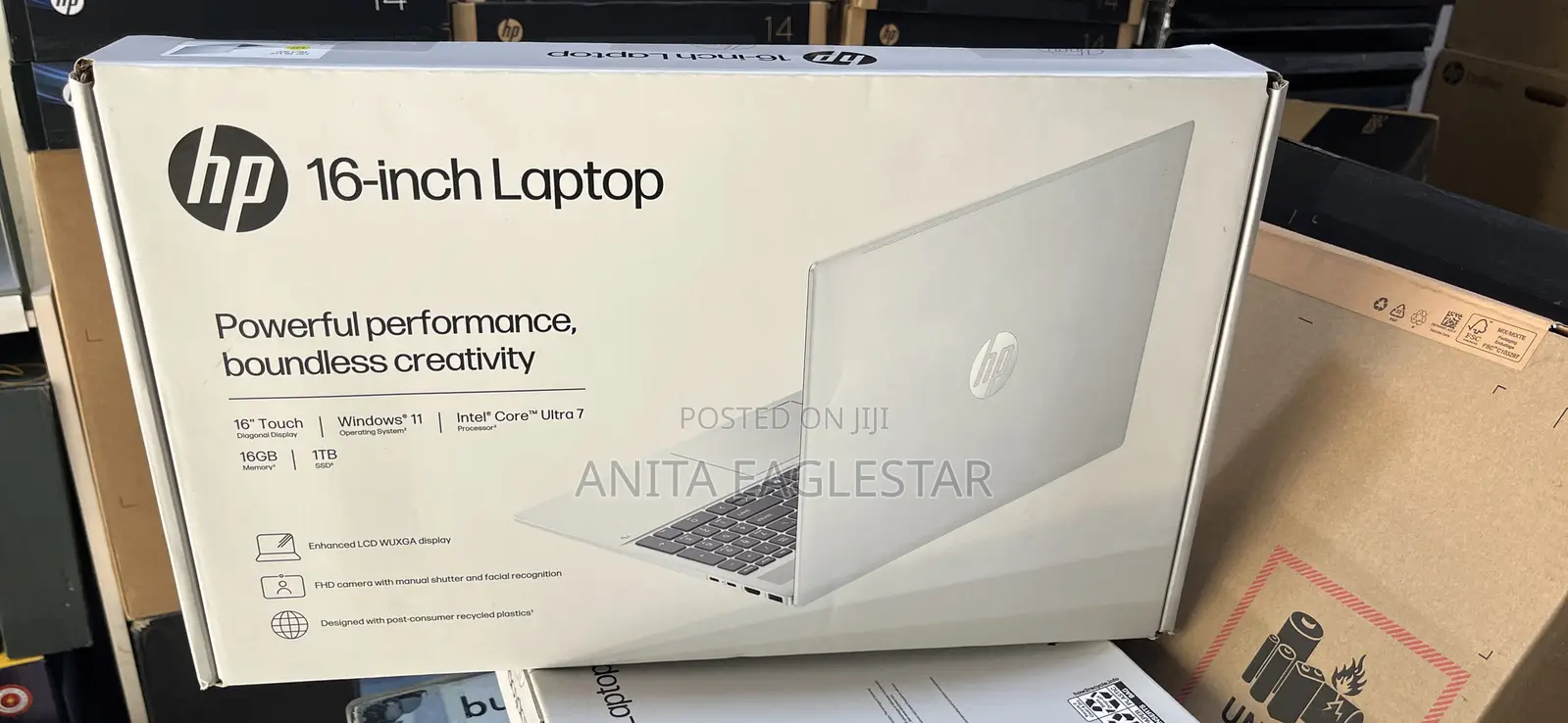 New Laptop HP OmniBook 5 16" 16GB Intel Core Ultra 7 SSD 1T