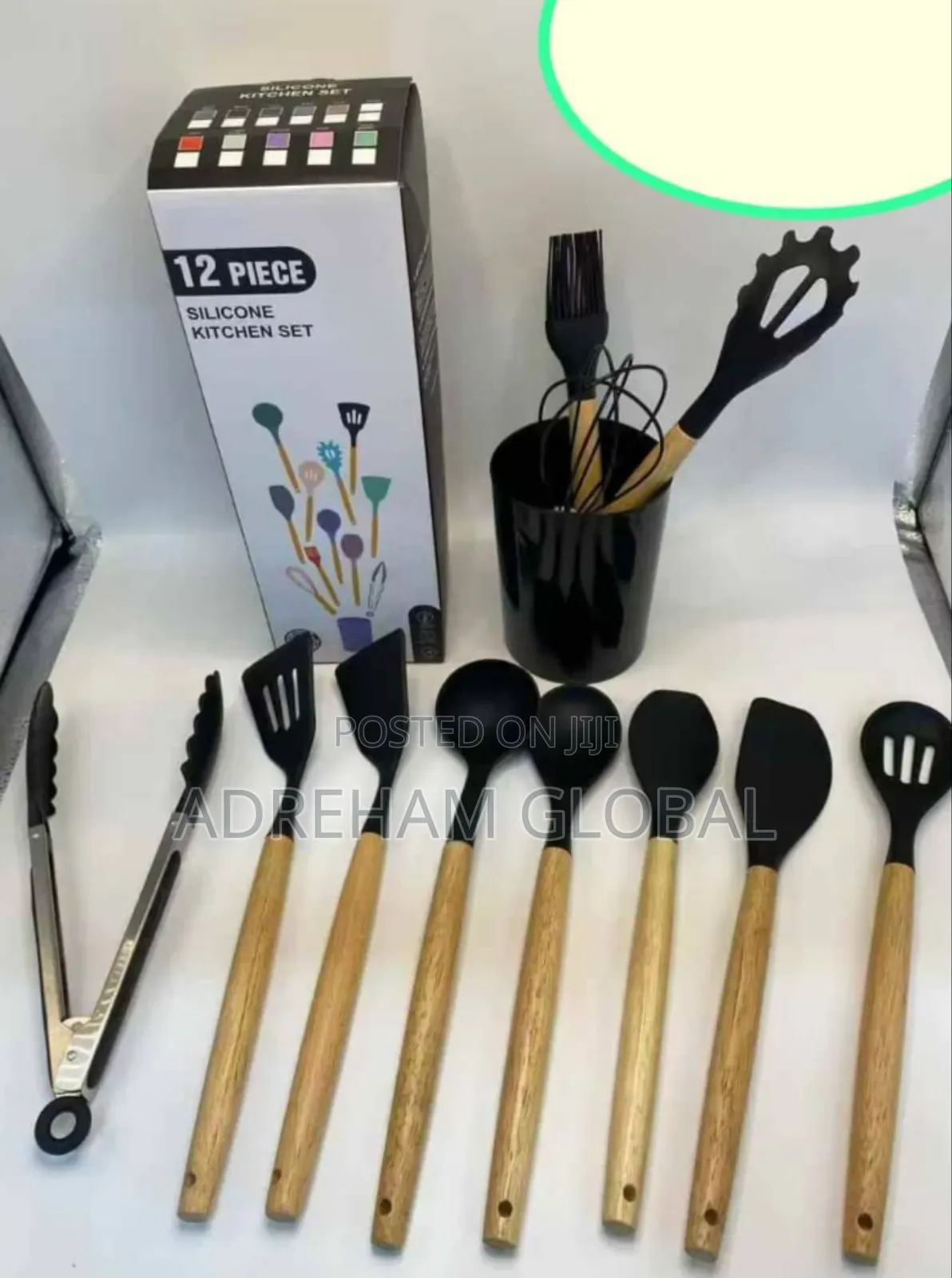 Small Cup 12pieces Silicon Spoon Set