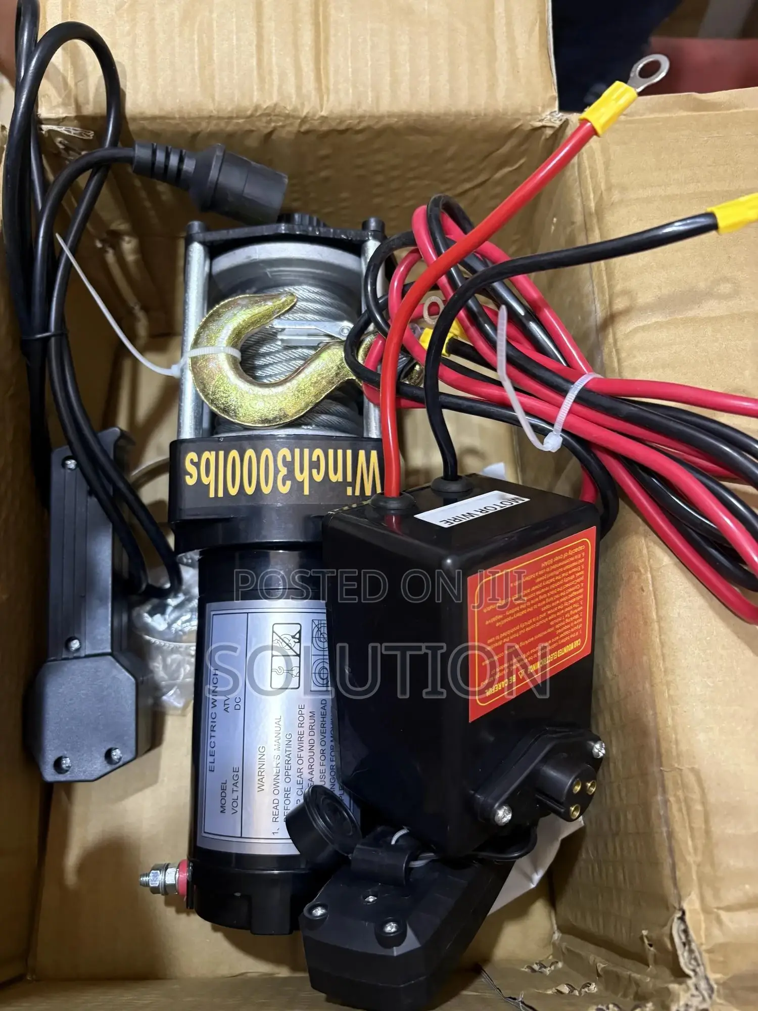 Dc Battery Winch 3000lb