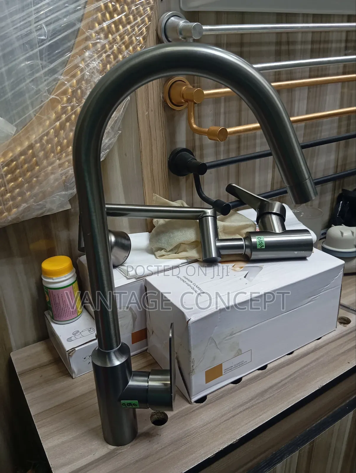 Kitchen Sink Mixer Tap Grey Colour