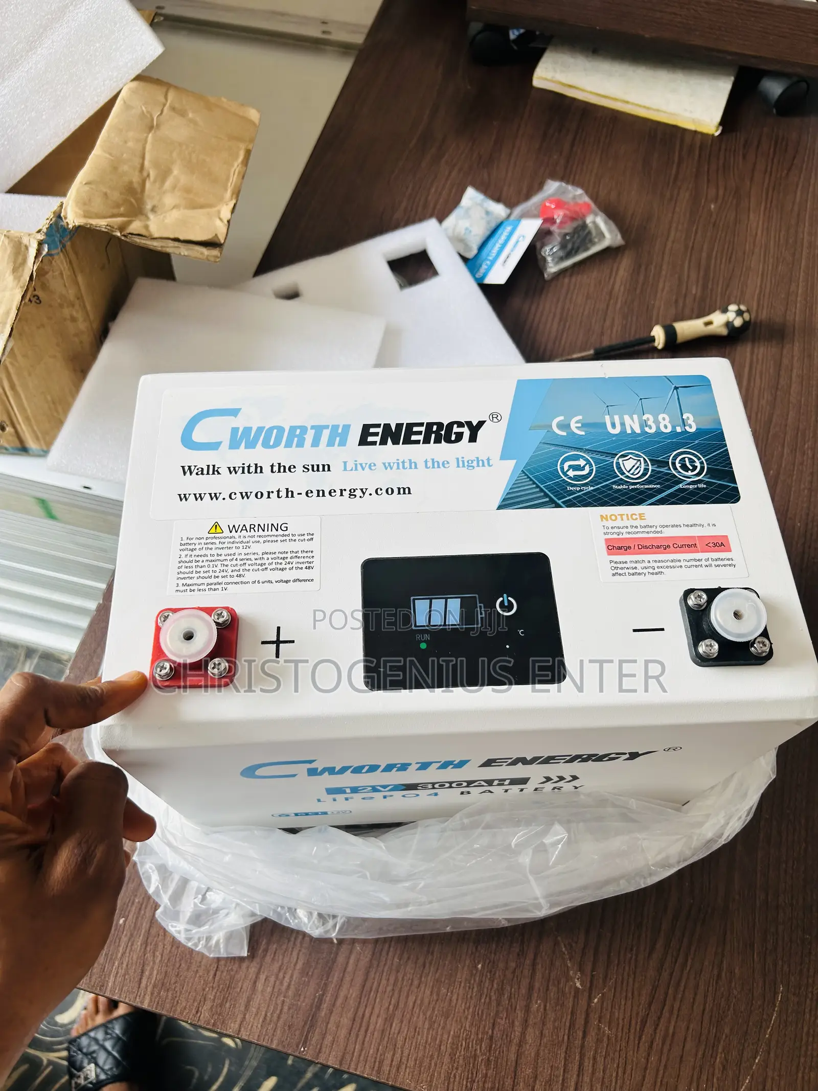 300ah 3.8kwh Lithium Battery Cworth