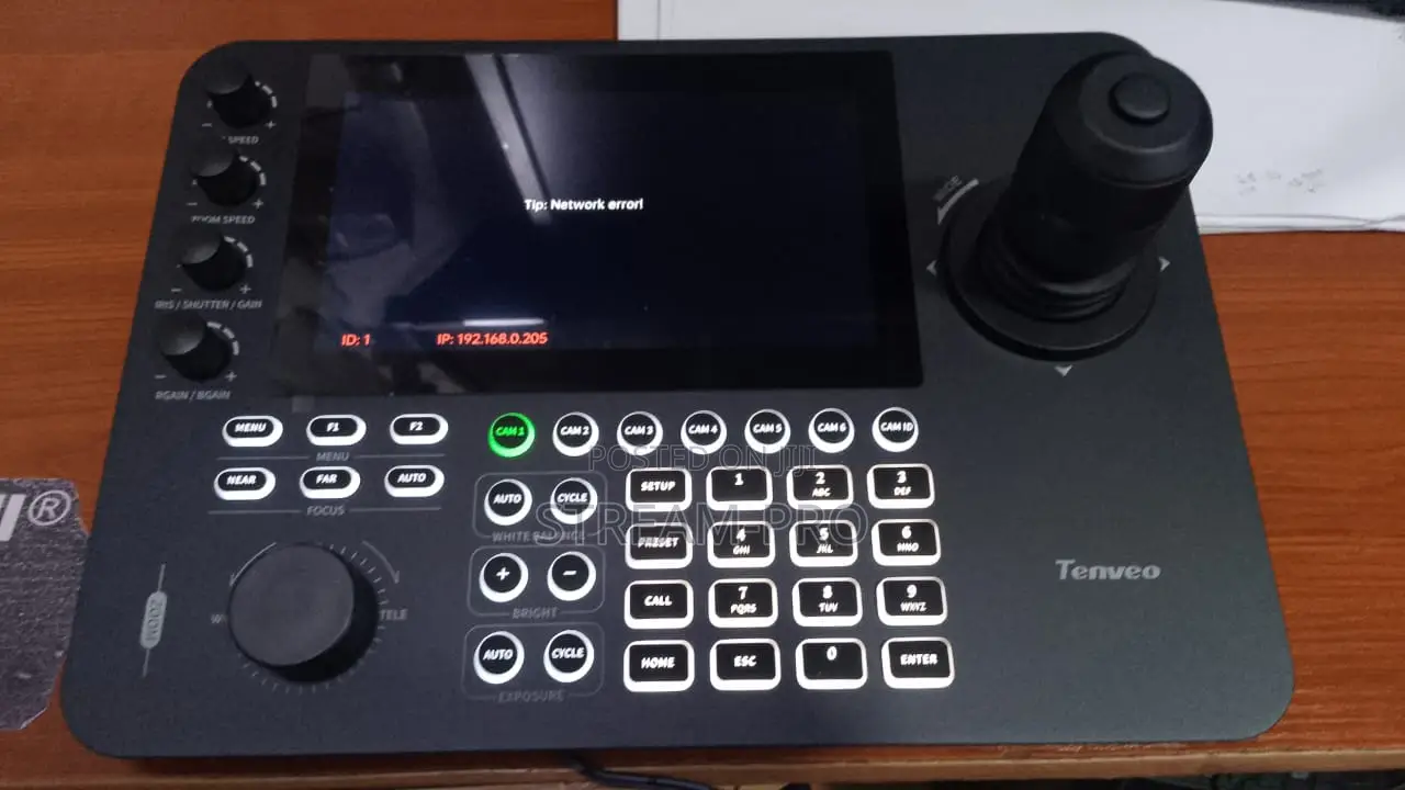 Tenveo Tevo-Kb300pro Ip Camera Joystick Controller for Broadcasting