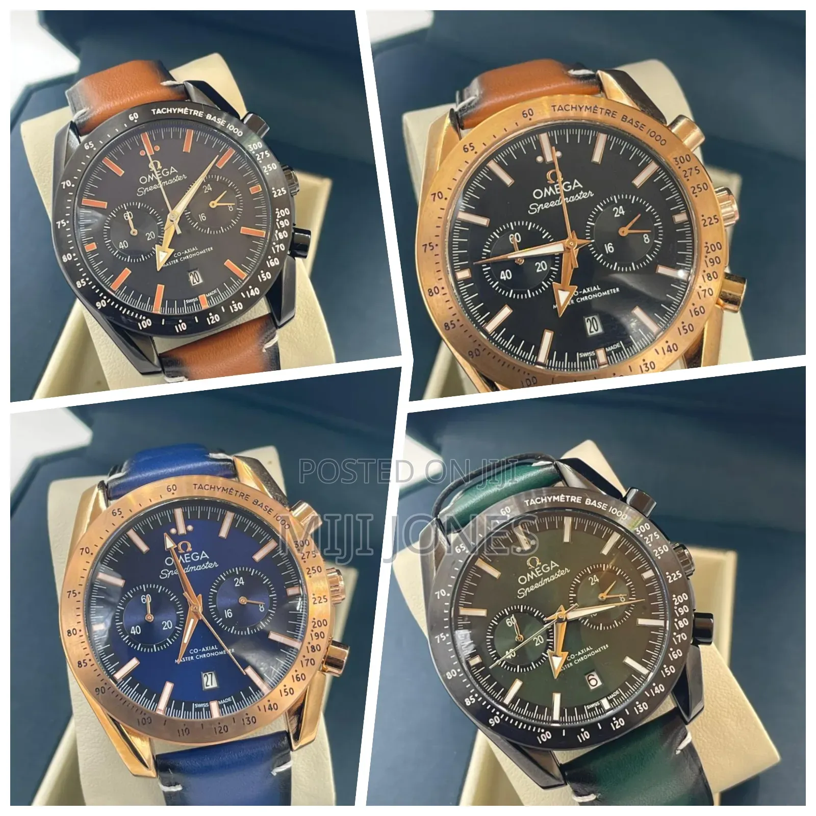 Seamaster Co-axial Leather Watches