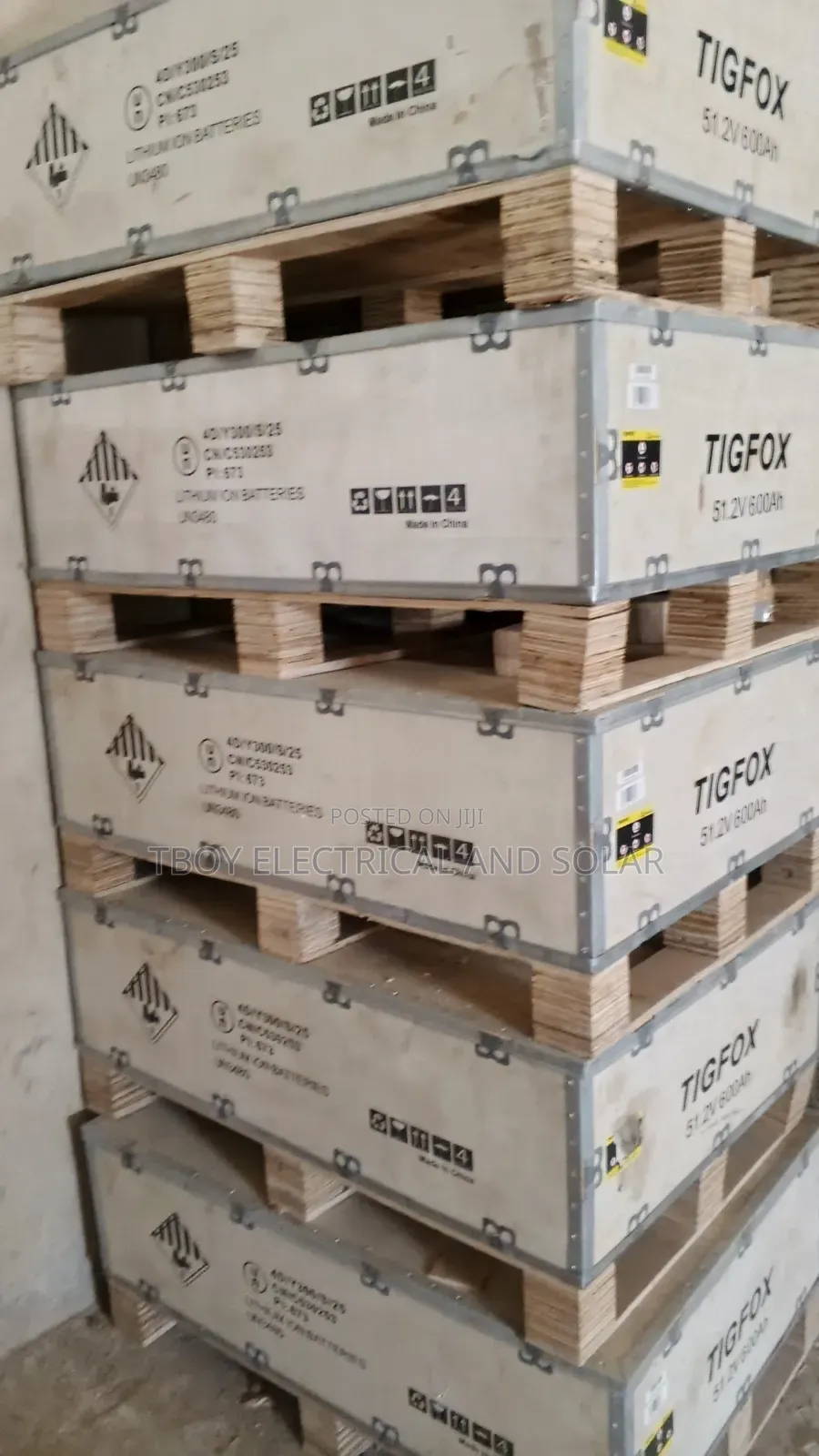 Tigfox Lithium Battery 30kwh