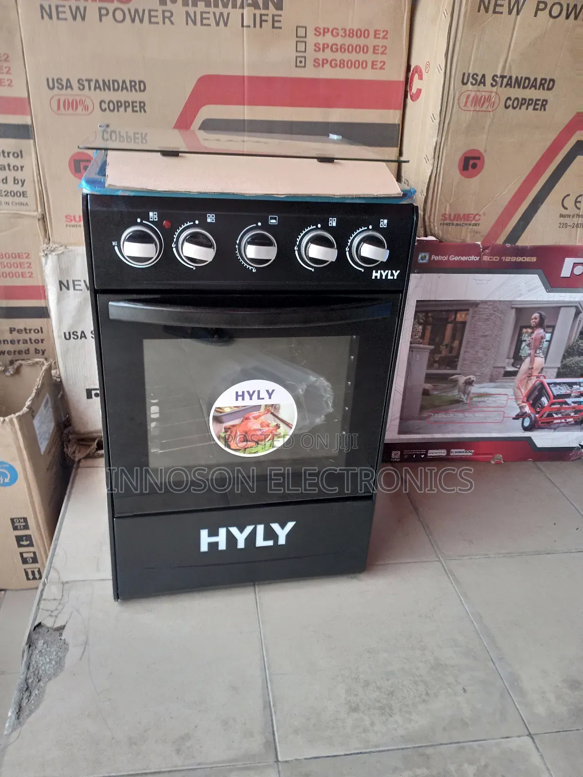 Hyly 50*50 3 In 1 Standing Gas And Oven