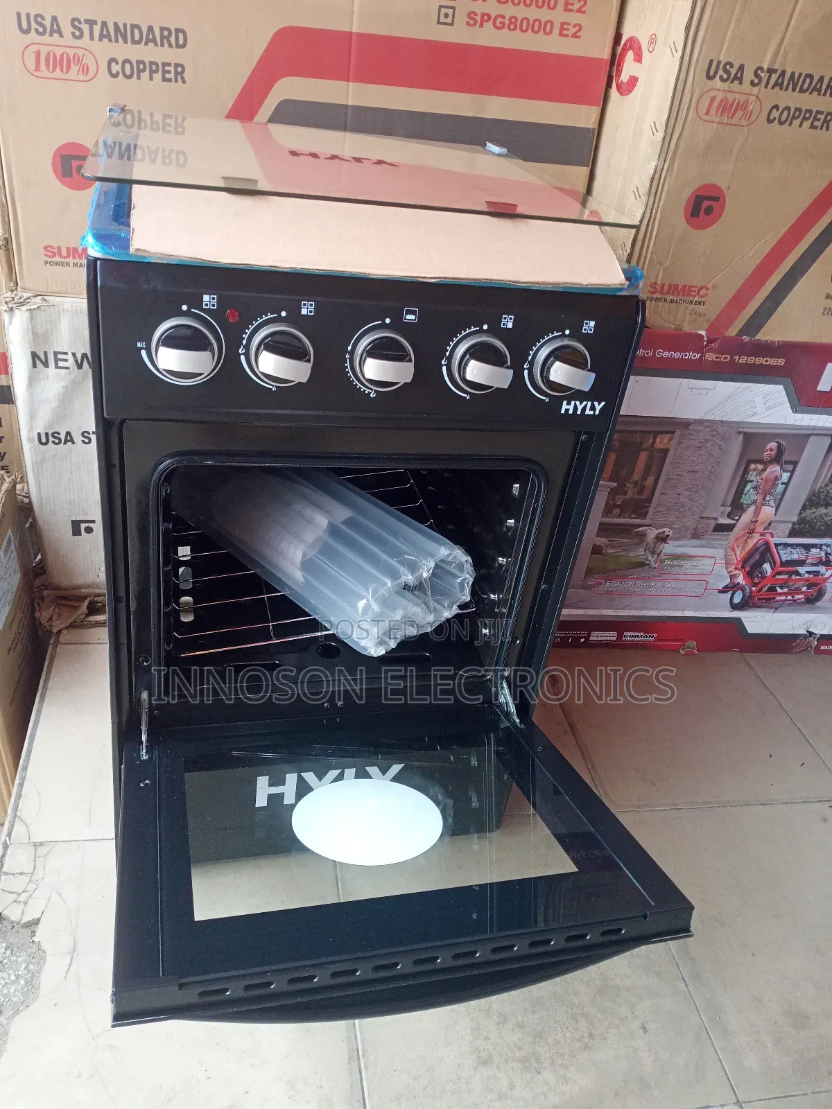 Hyly 50*50 3 In 1 Standing Gas And Oven