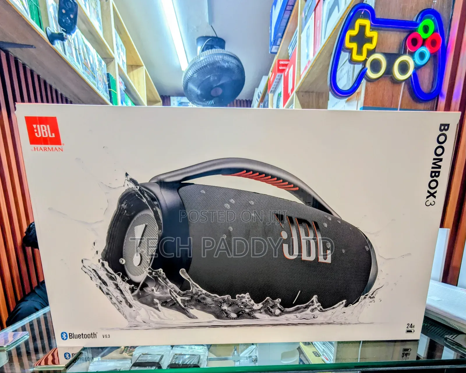 JBL Boombox 3 (24h Playtime) Ip67 Bluetooth Speaker
