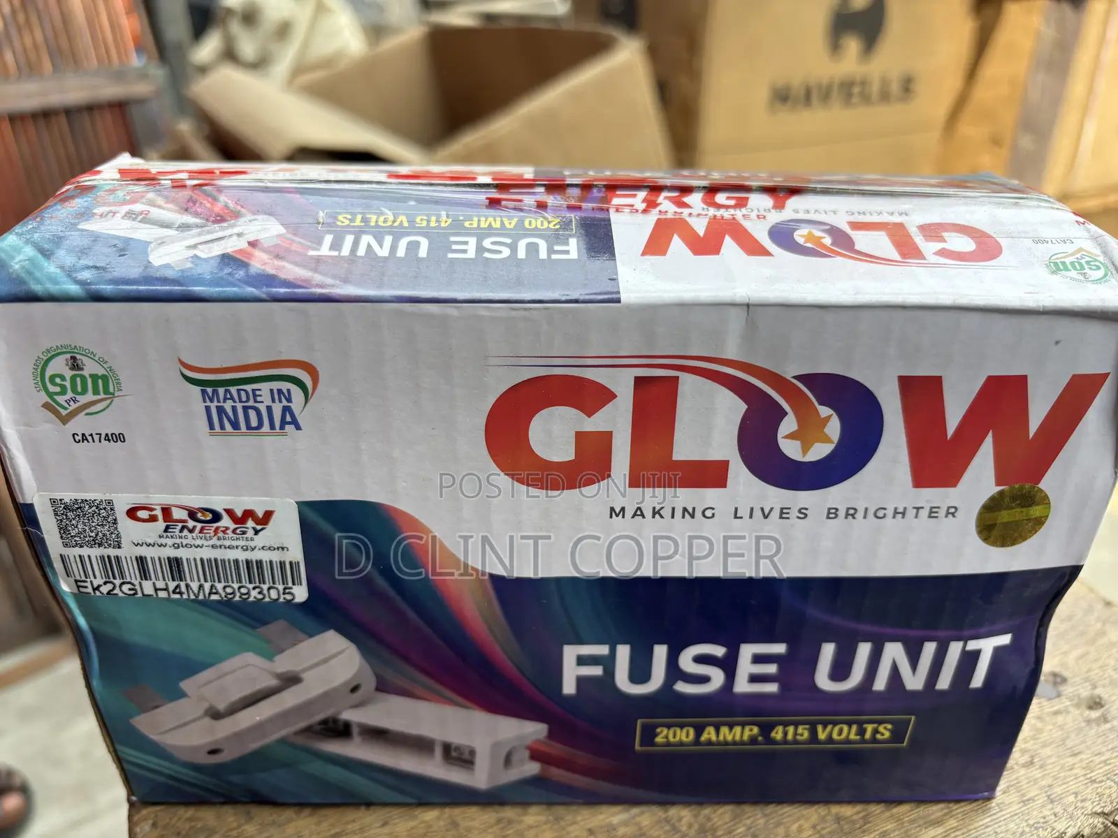 200 Amps Glow Fuse Unit